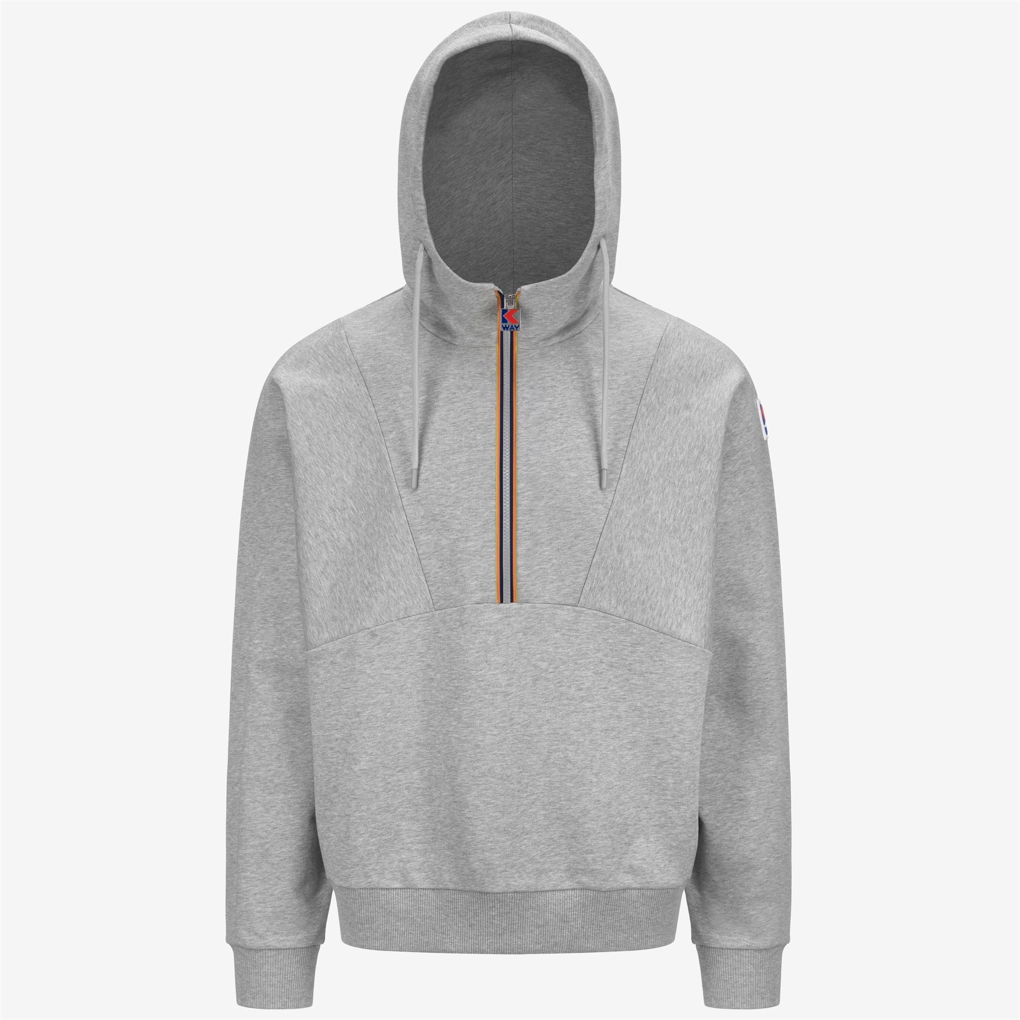 Fleece_UNISEX_7002 HOODIE_Jumper_GREY MEL - Commercial 1
