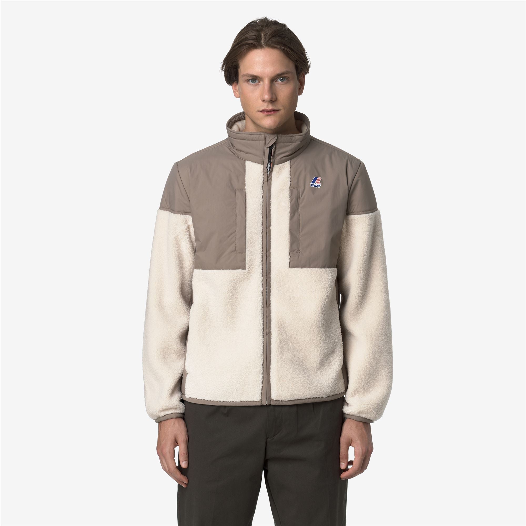 Fleece_UNISEX_SIXTE 4.0 ORSETTO_Jacket_Beige Taupe-Ecru - Commercial 4