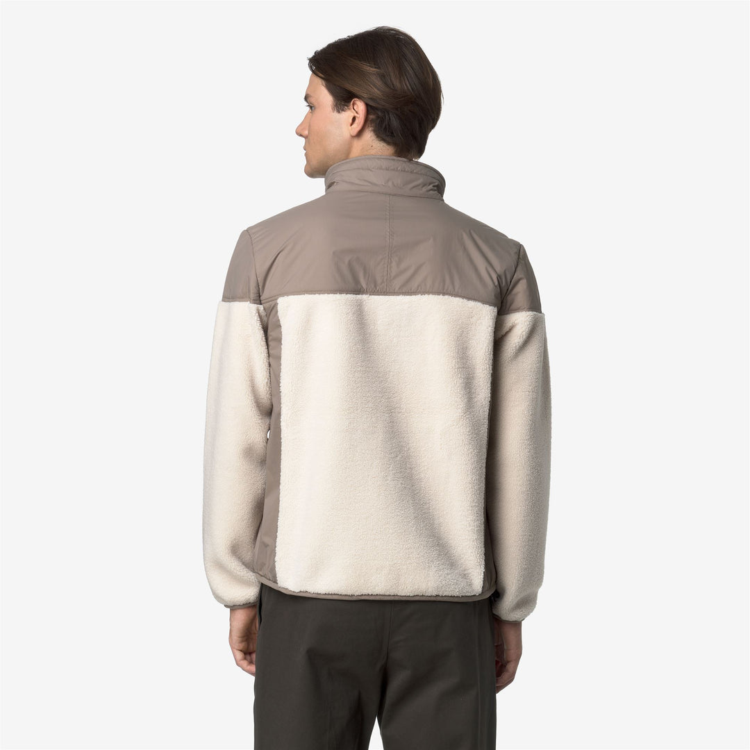 Beige unisex Fleece Jacket with PrimaLoft Insulation main
