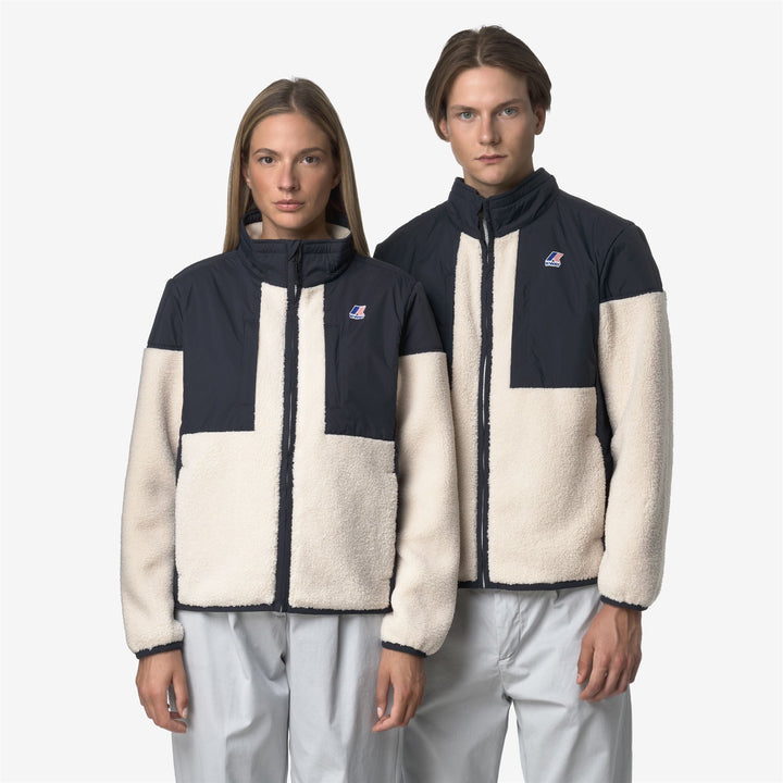 Blue unisex Fleece Jacket with Waterproof Inserts and Insulation 2