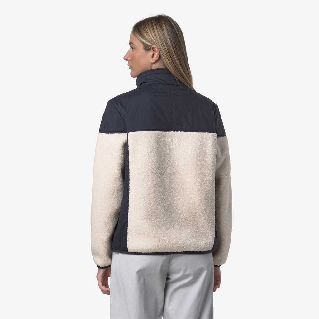 Fleece_UNISEX_SIXTE 4.0 ORSETTO_Jacket_Blue Depth-Ecru - Commercial 6