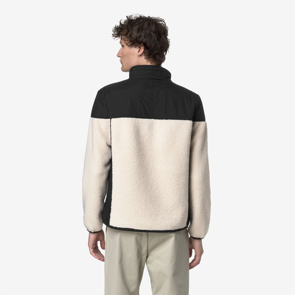 Fleece_UNISEX_SIXTE 4.0 ORSETTO_Jacket_Black Pure-Ecru - Commercial 6
