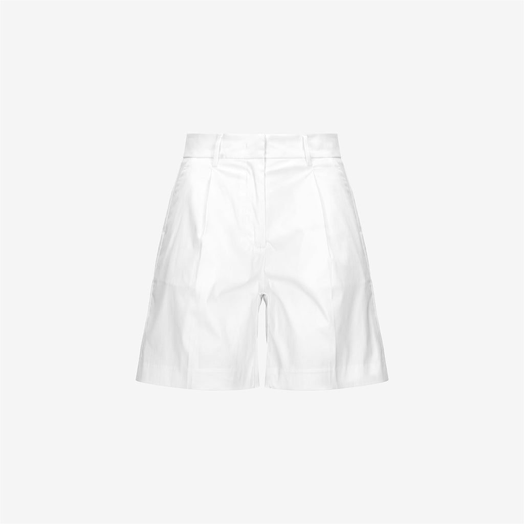 Shorts_WOMAN_NIVE TWILL TECH_Chino_White - Commercial 1