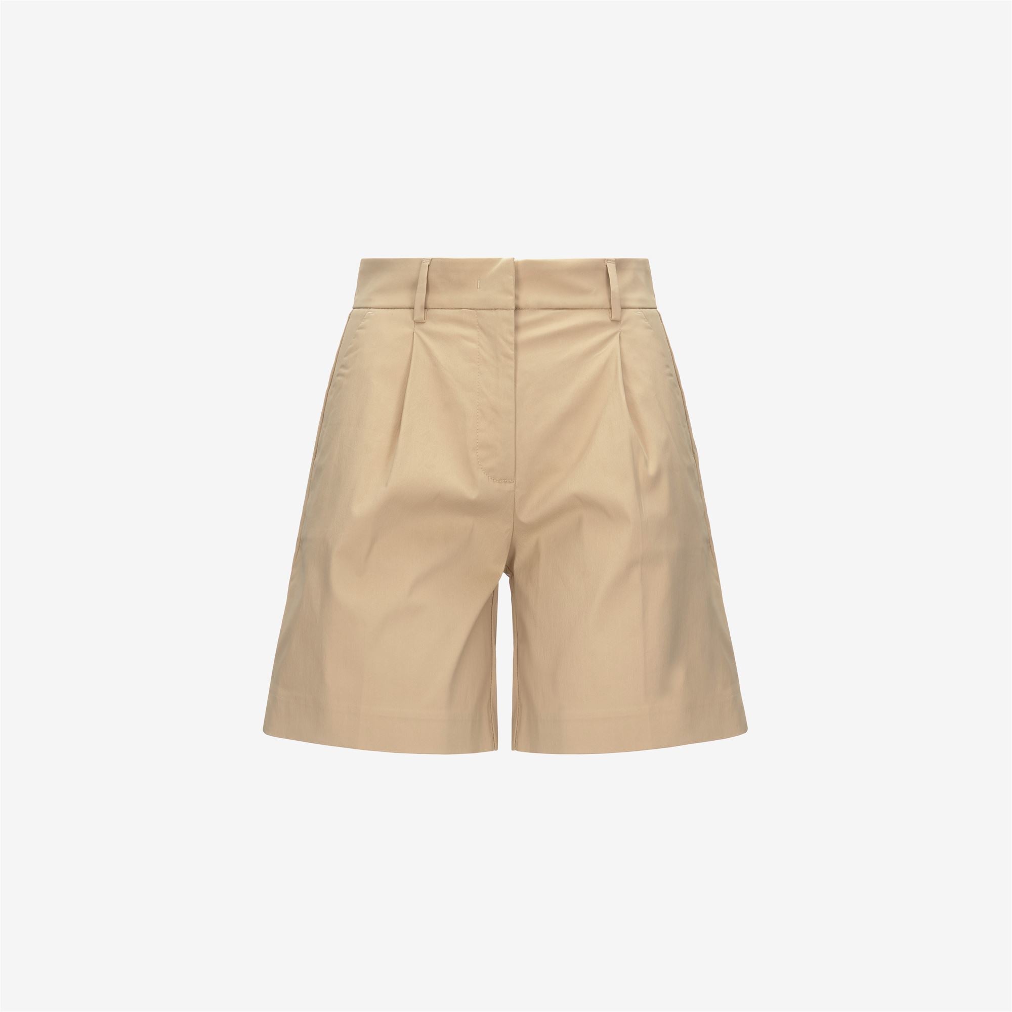 Shorts_WOMAN_NIVE TWILL TECH_Chino_Beige Rope - Commercial 1