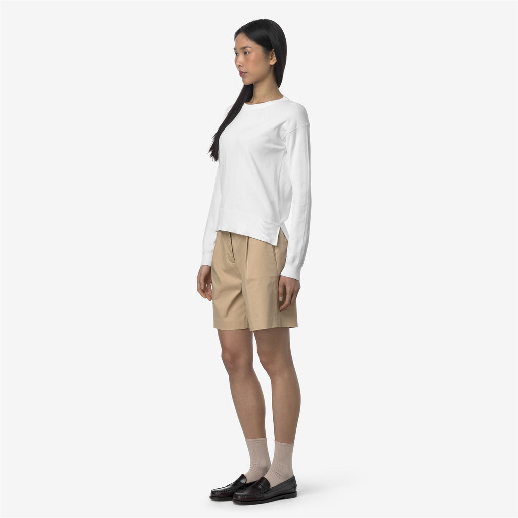 Shorts_WOMAN_NIVE TWILL TECH_Chino_Beige Rope - Commercial 5