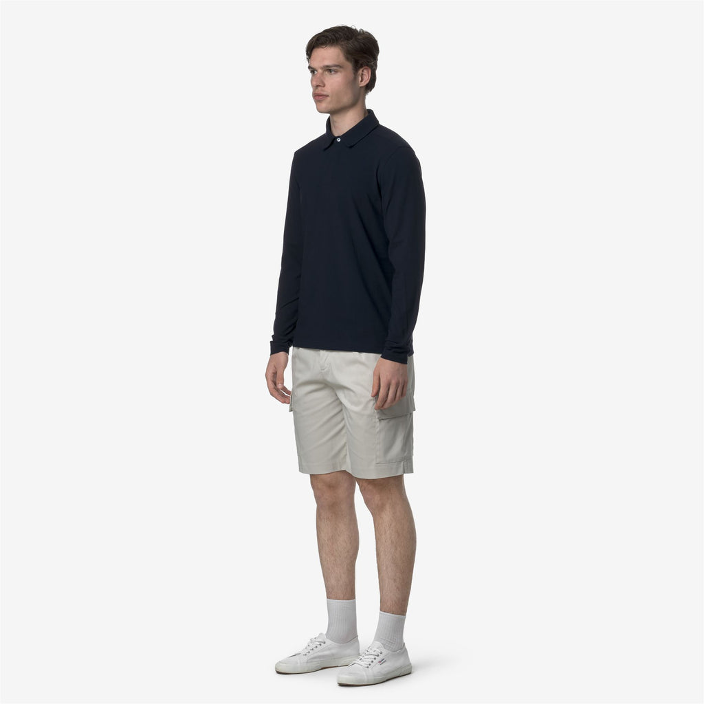 Shorts_MAN_SERJE TWILL TECH_Cargo_BEIGE LT - Commercial 5