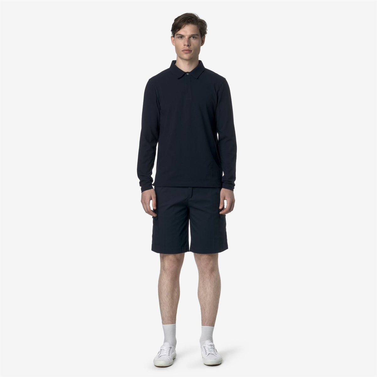 Shorts_MAN_SERJE TWILL TECH_Cargo_Blue Depth - Commercial 4