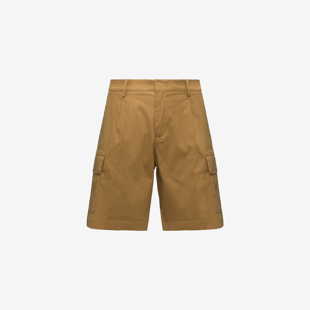 SERJE TWILL TECH - Shorts - Cargo - Man - BROWN BISTRE 01