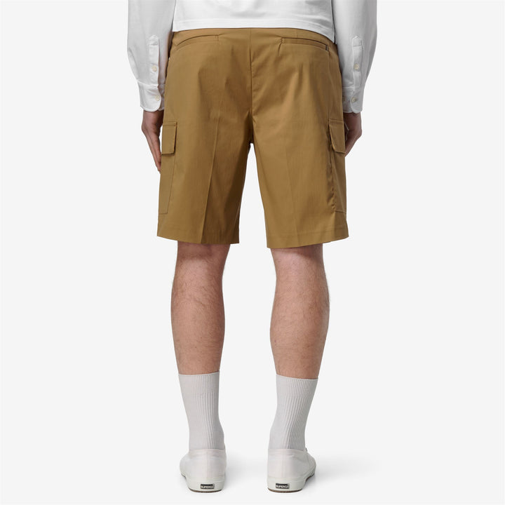 SERJE TWILL TECH - Shorts - Cargo - Man - BROWN BISTRE 5