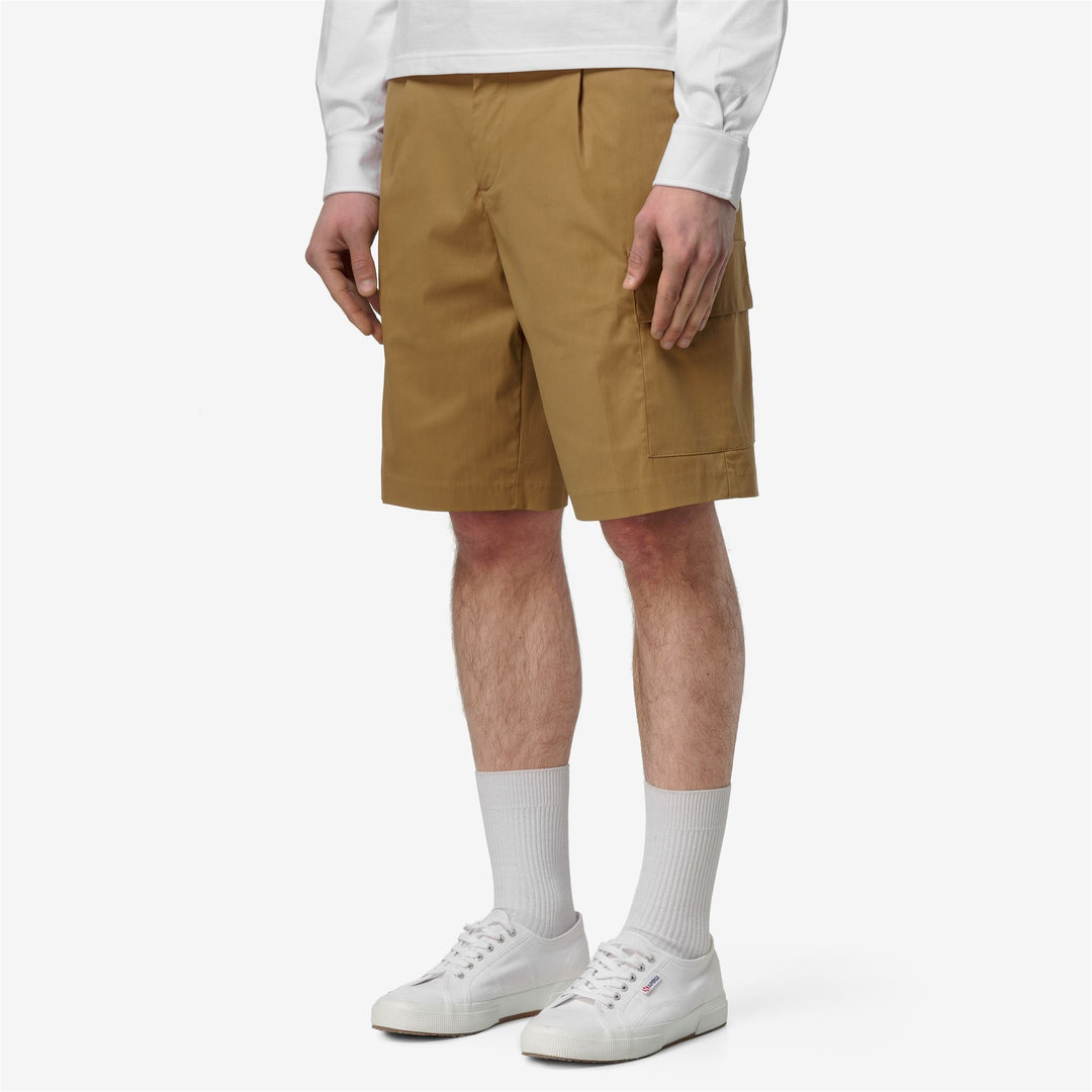 SERJE TWILL TECH - Shorts - Cargo - Man - BROWN BISTRE main