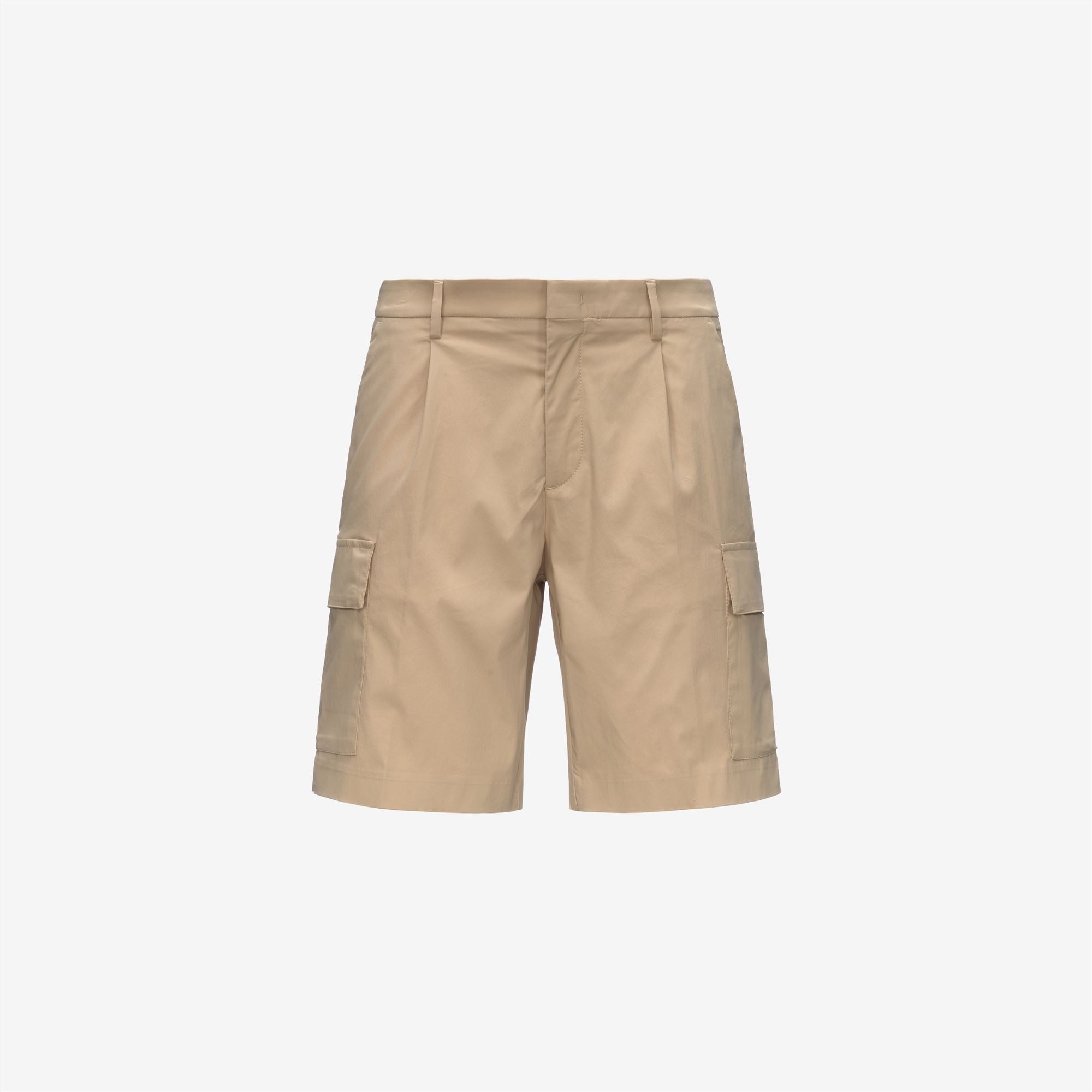 Shorts_MAN_SERJE TWILL TECH_Cargo_Beige Rope - Commercial 1