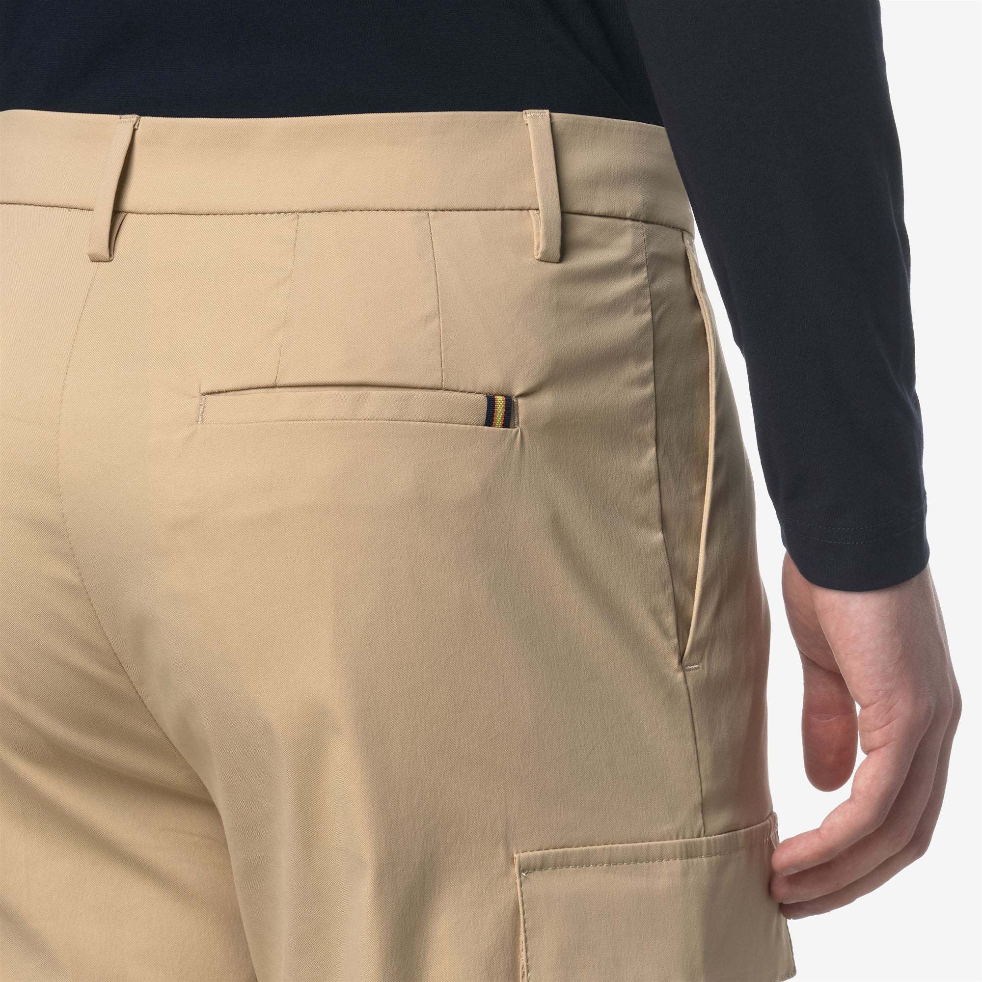 Shorts_MAN_SERJE TWILL TECH_Cargo_Beige Rope - Commercial 7