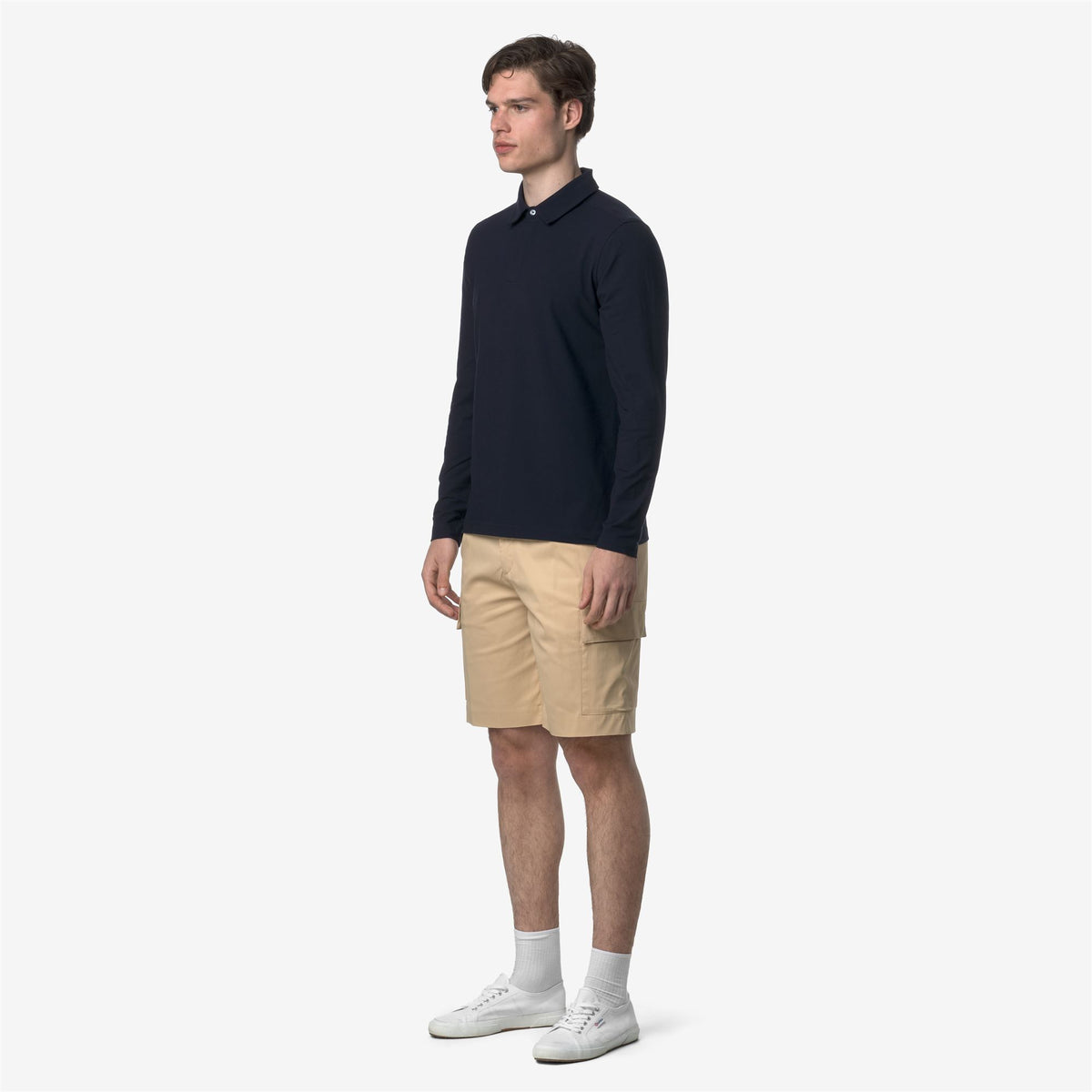 Shorts_MAN_SERJE TWILL TECH_Cargo_Beige Rope - Commercial 5