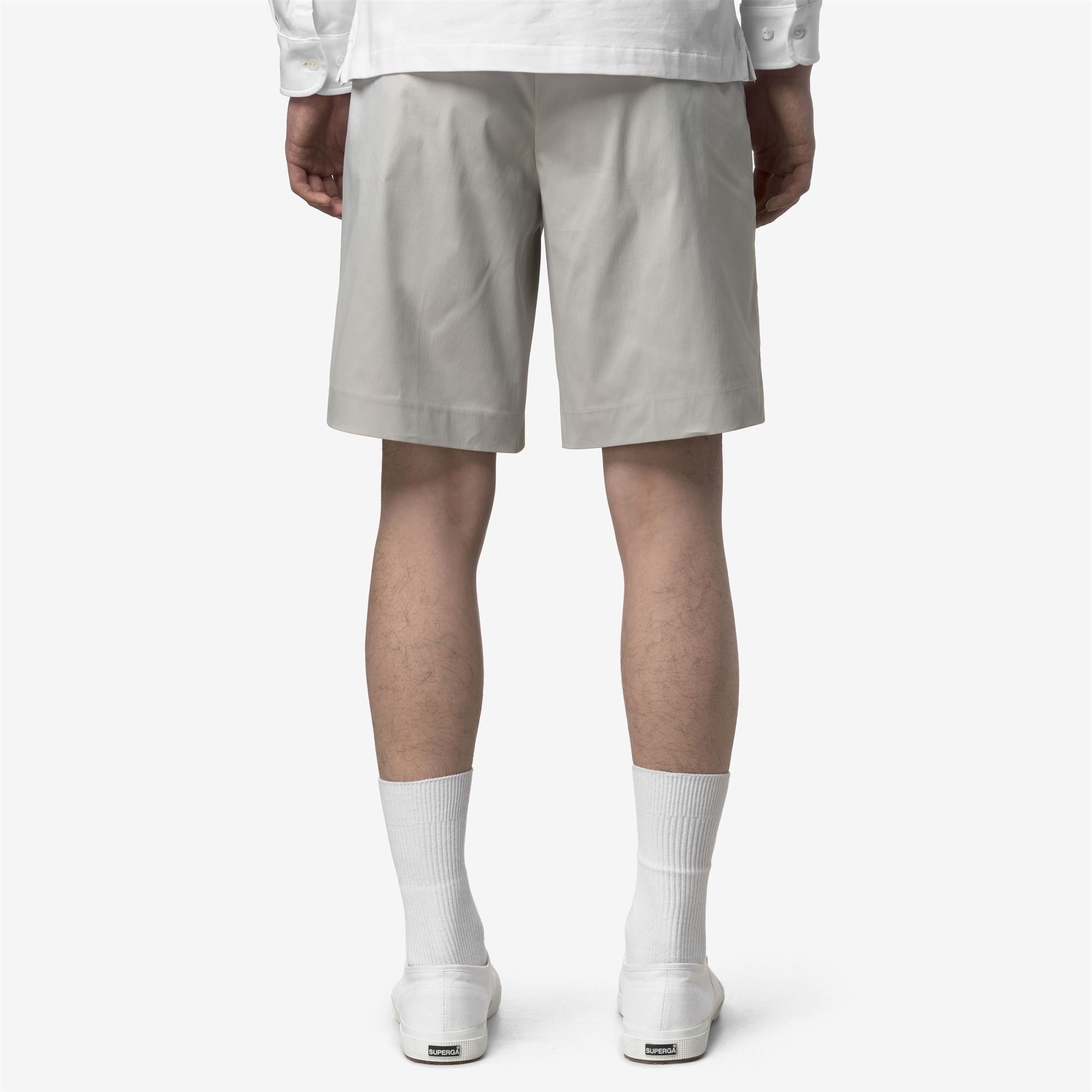 Shorts_MAN_SEVERE TWILL TECH_Chino_BEIGE LT - Commercial 6