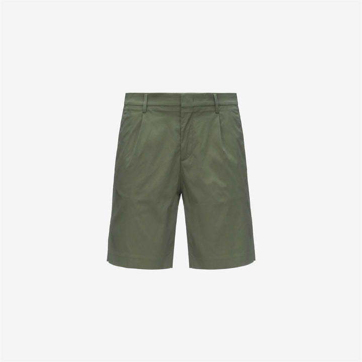 Pantaloni Bermuda Chino Uomo Verde Lichene per Uso Cittadino 5