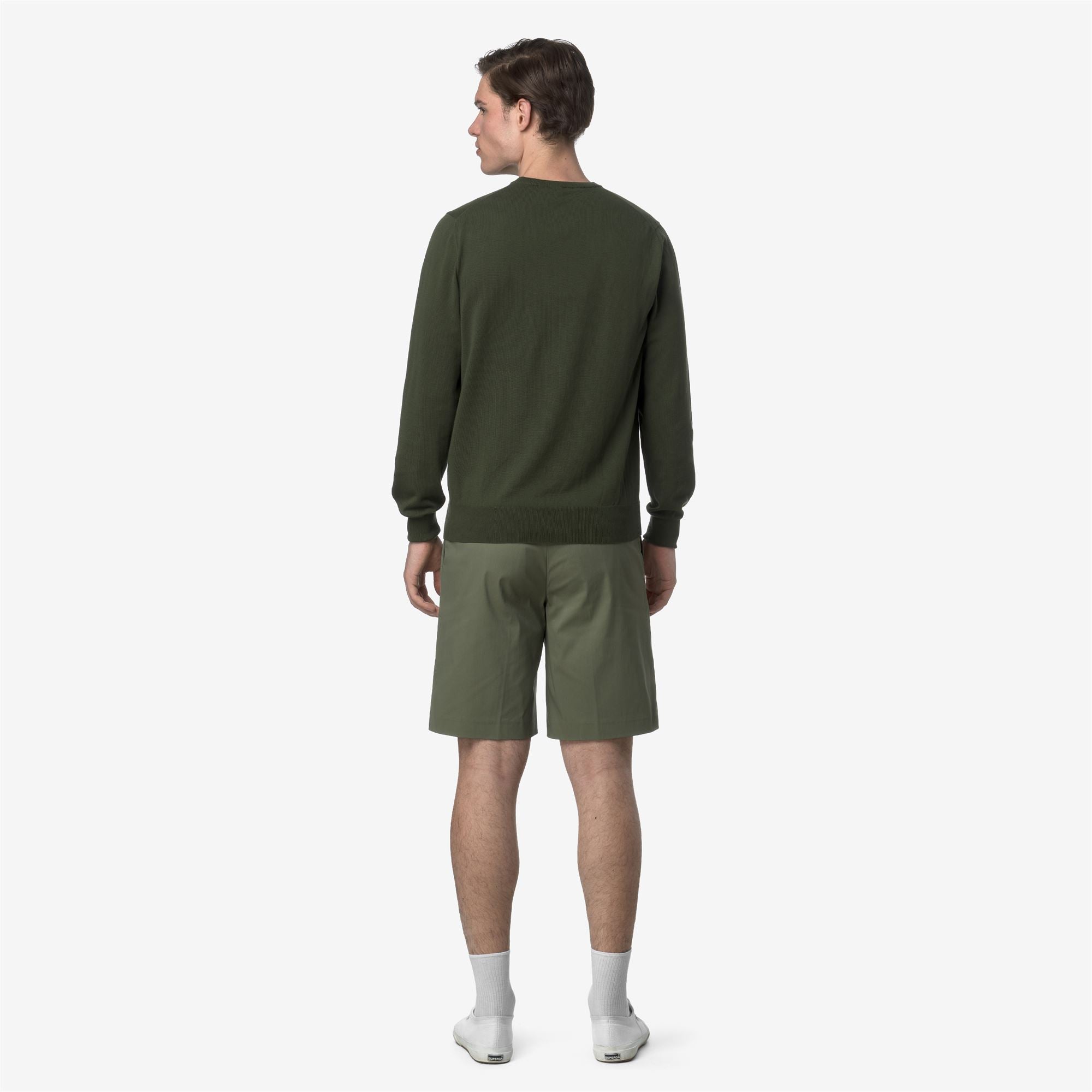 Shorts_MAN_SEVERE TWILL TECH_Chino_Green Lichen - Commercial 6