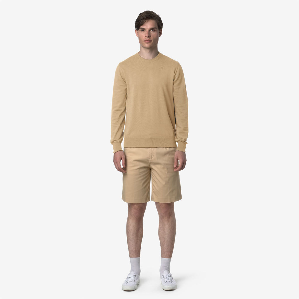 Shorts_MAN_SEVERE TWILL TECH_Chino_Beige Rope - Commercial 4