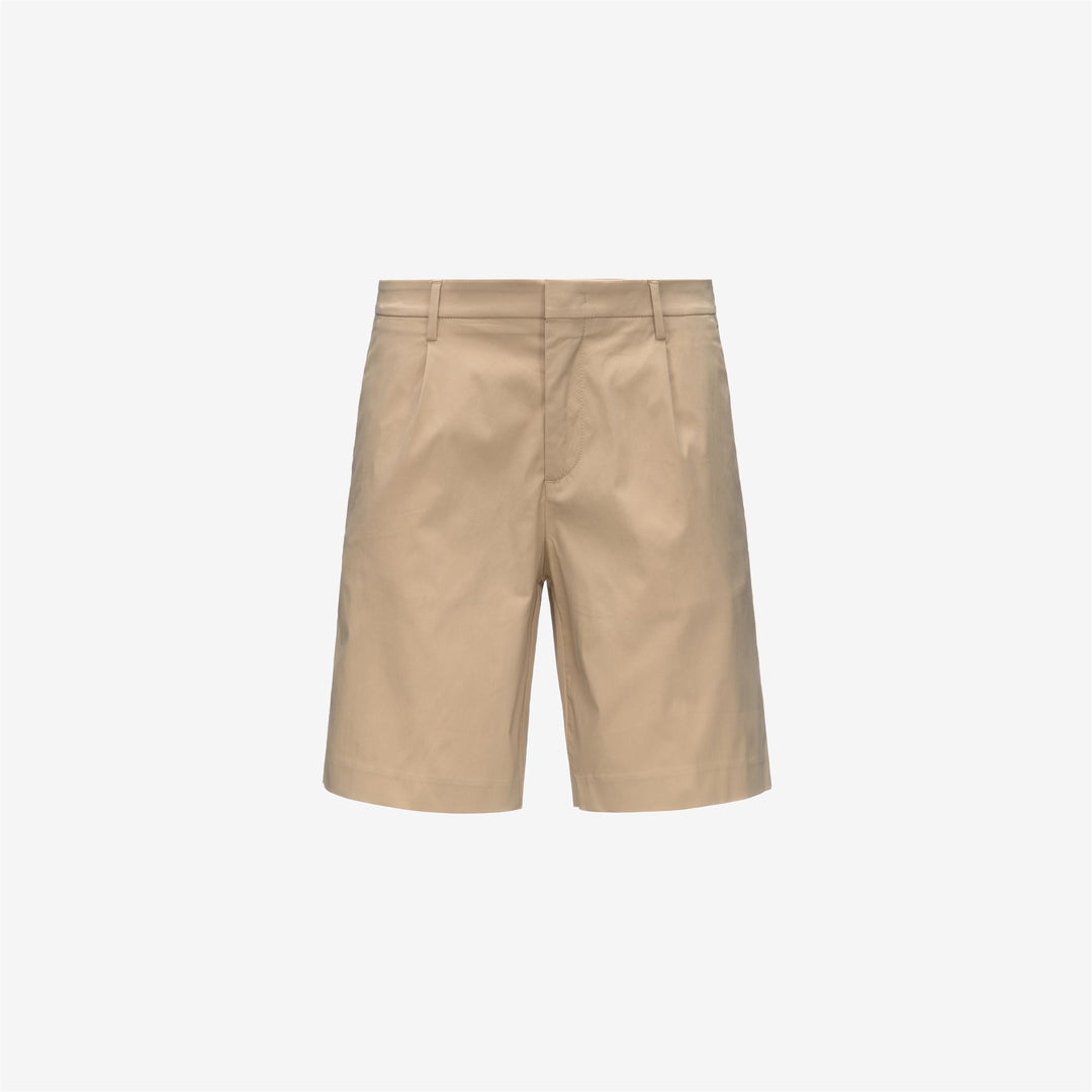 Beige Brown Men's Chino Bermuda Shorts for City Wear main