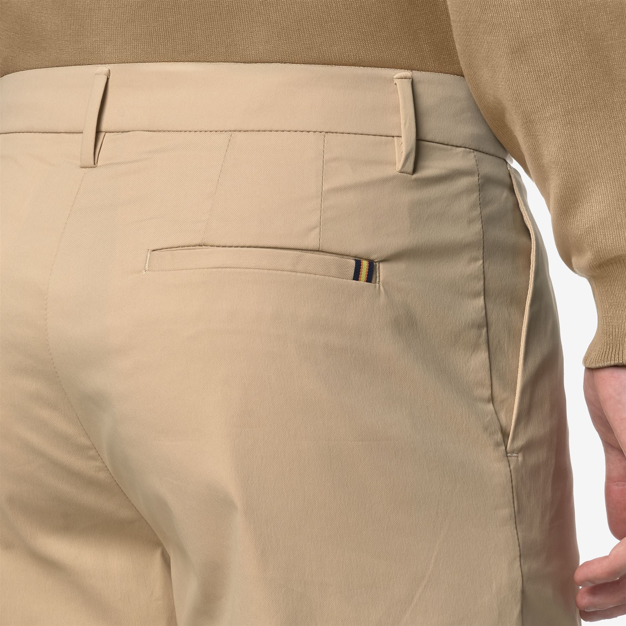 Shorts_MAN_SEVERE TWILL TECH_Chino_Beige Rope - Commercial 7