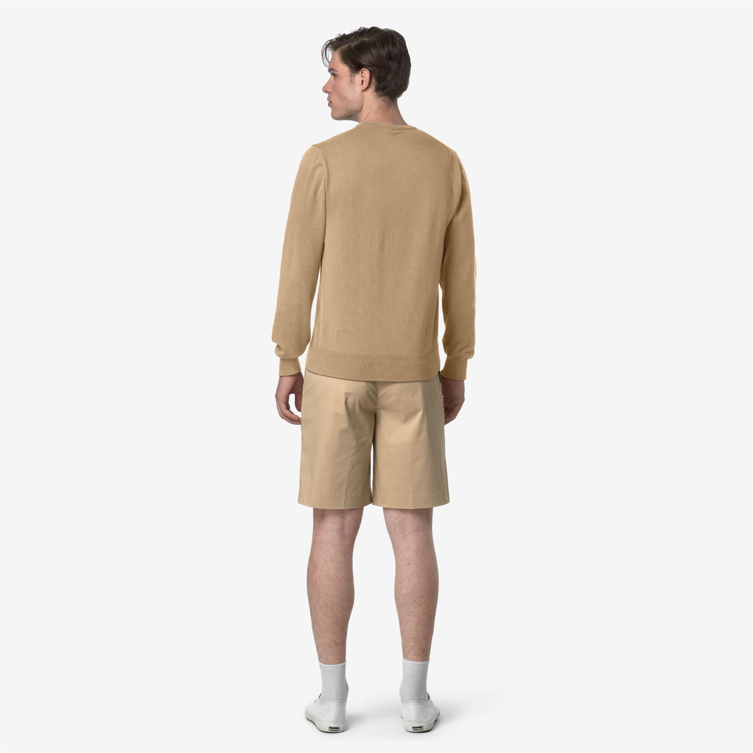 Beige Brown Men's Chino Bermuda Shorts for City Wear main