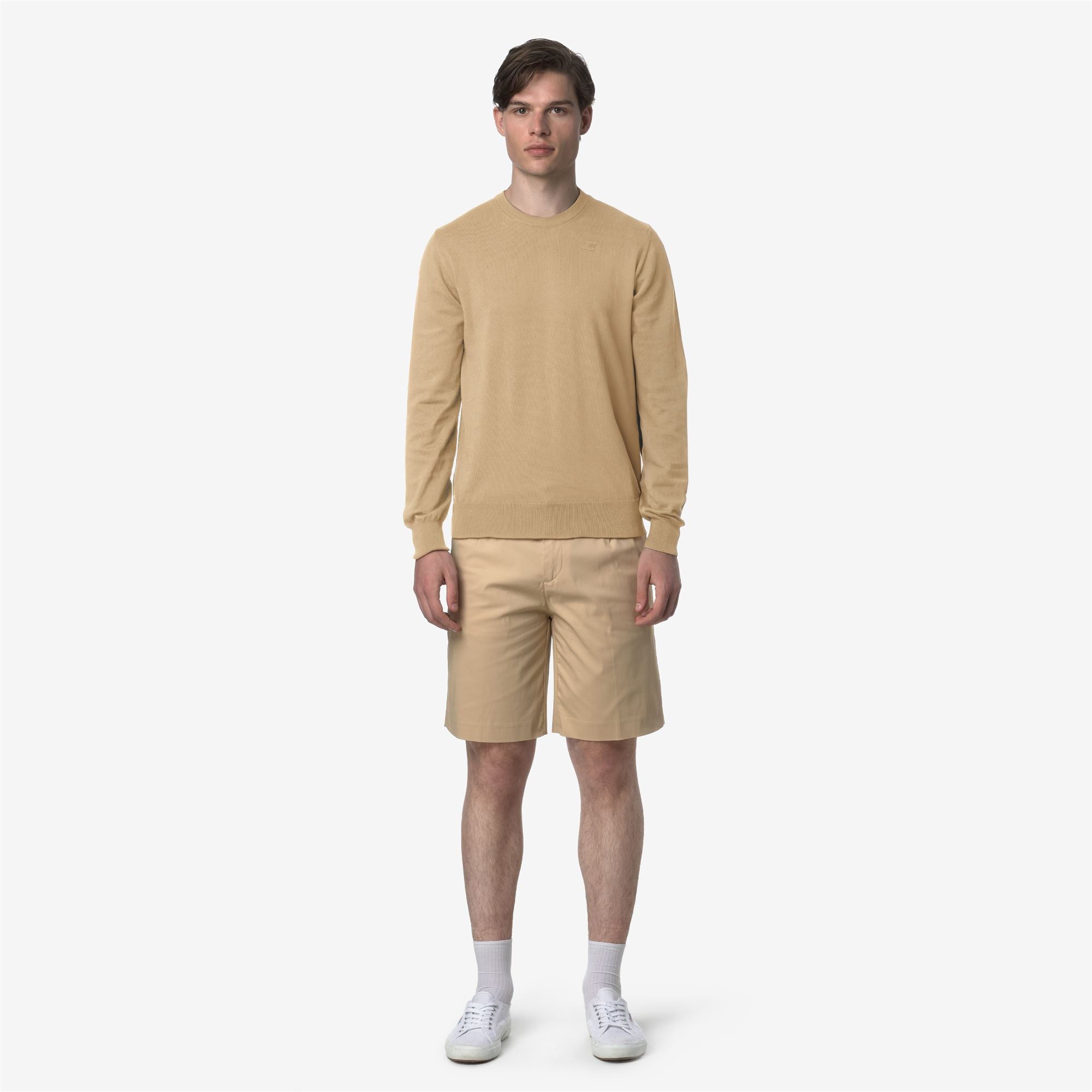 Shorts_MAN_SEVERE TWILL TECH_Chino_Beige Rope - Commercial 4