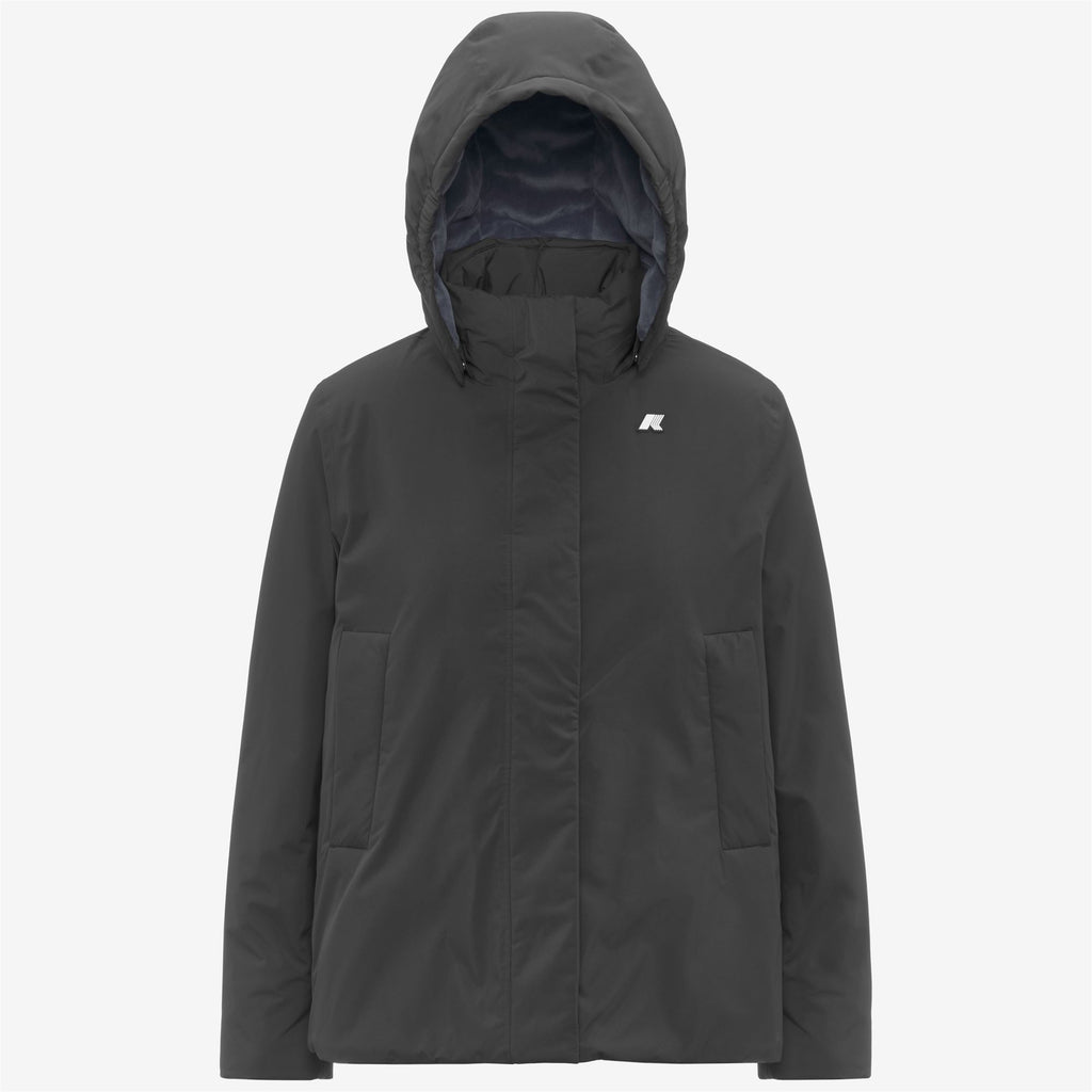 Jackets_WOMAN_MARLETTE SOFT TOUCH MARMOTTA_Short_Black Pure - Blue Airforce - Commercial 1