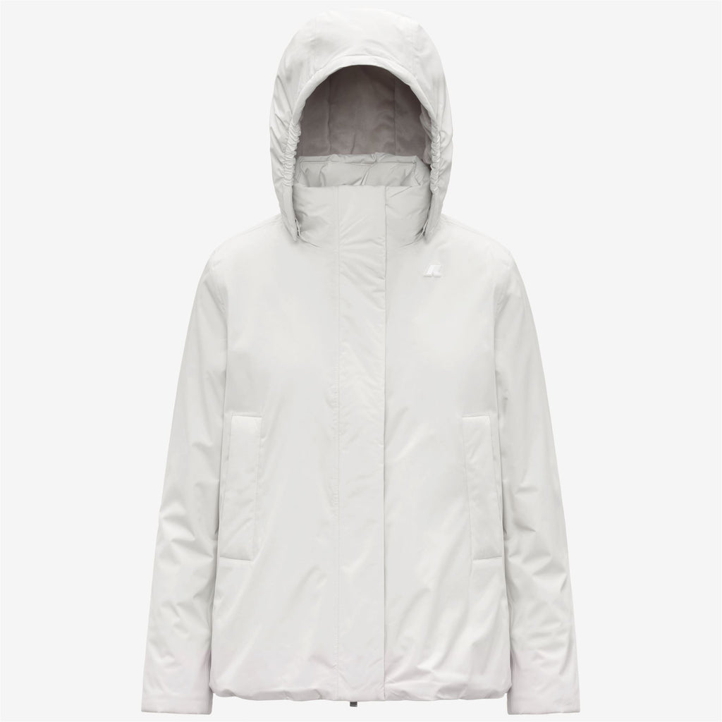 Jackets_WOMAN_MARLETTE SOFT TOUCH MARMOTTA_Short_White Gardenia - Grey Goat - Commercial 1