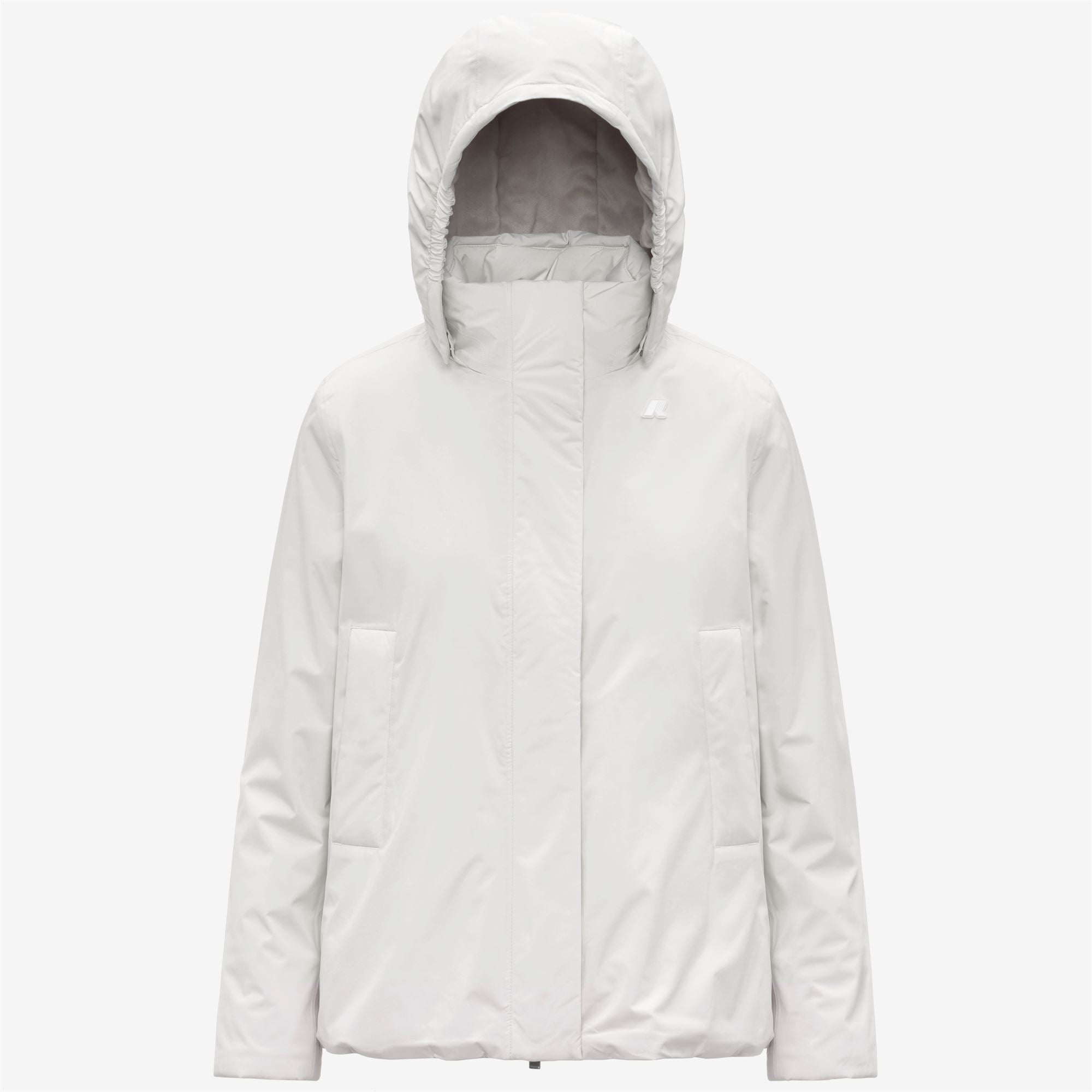Jackets_WOMAN_MARLETTE SOFT TOUCH MARMOTTA_Short_White Gardenia - Grey Goat - Commercial 1