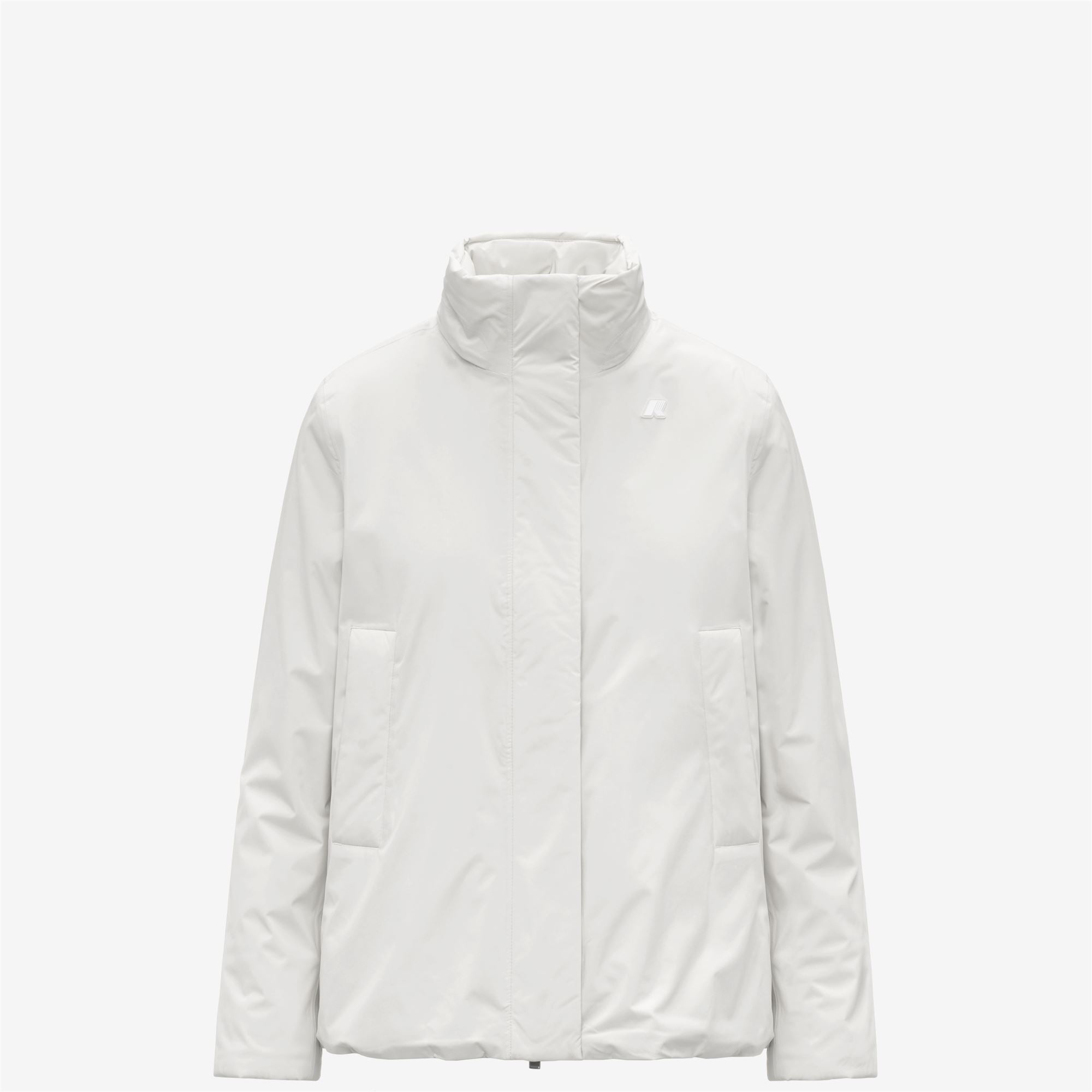 Jackets_WOMAN_MARLETTE SOFT TOUCH MARMOTTA_Short_White Gardenia - Grey Goat - Commercial 2