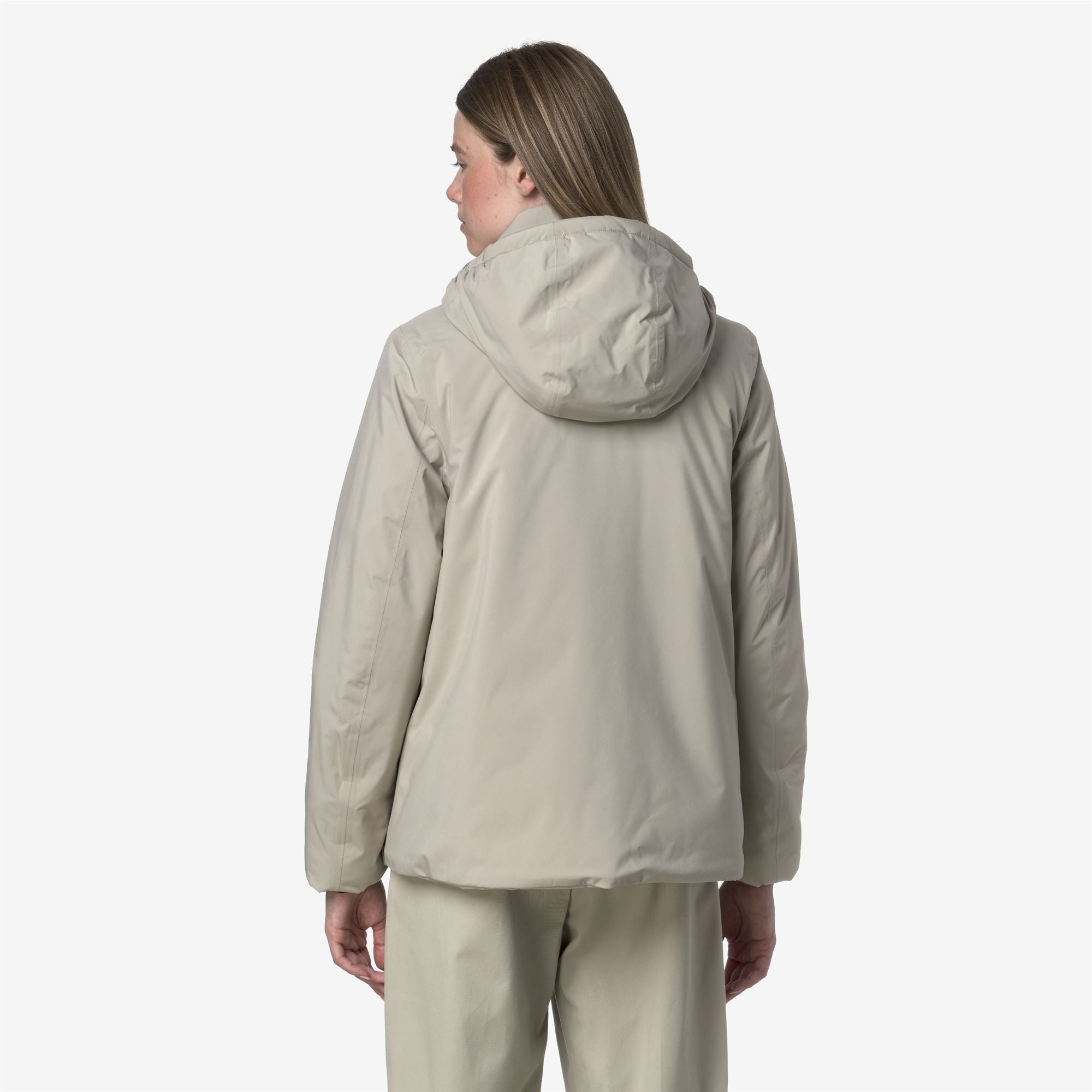 Jackets_WOMAN_MARLETTE SOFT TOUCH MARMOTTA_Short_Beige Cashmere - Grey Goat - Commercial 6