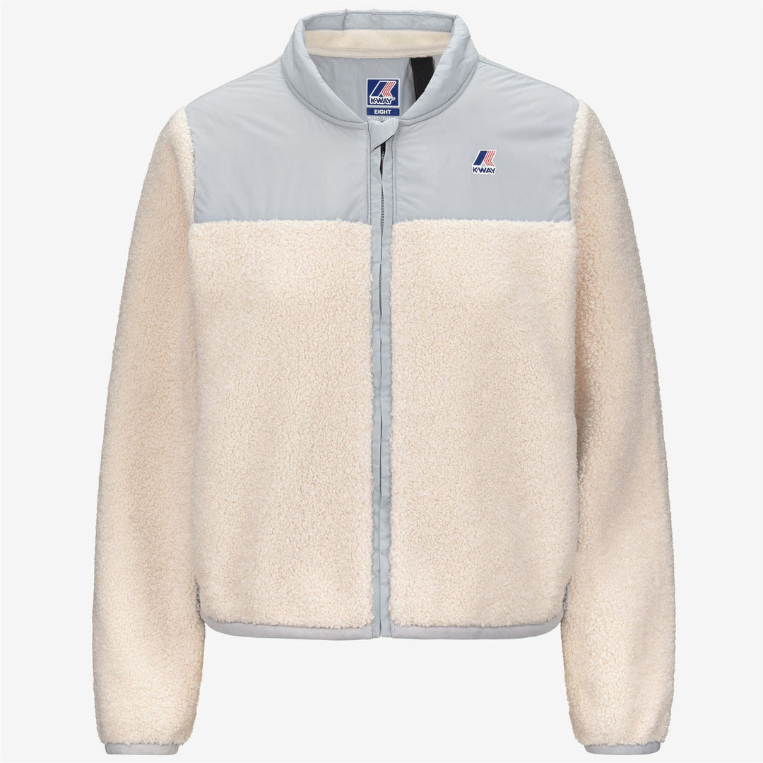 Grey Women's Fleece Jacket with Recycled Insulation 01