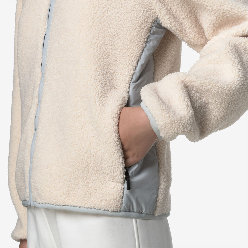 Grey Women's Fleece Jacket with Recycled Insulation 02