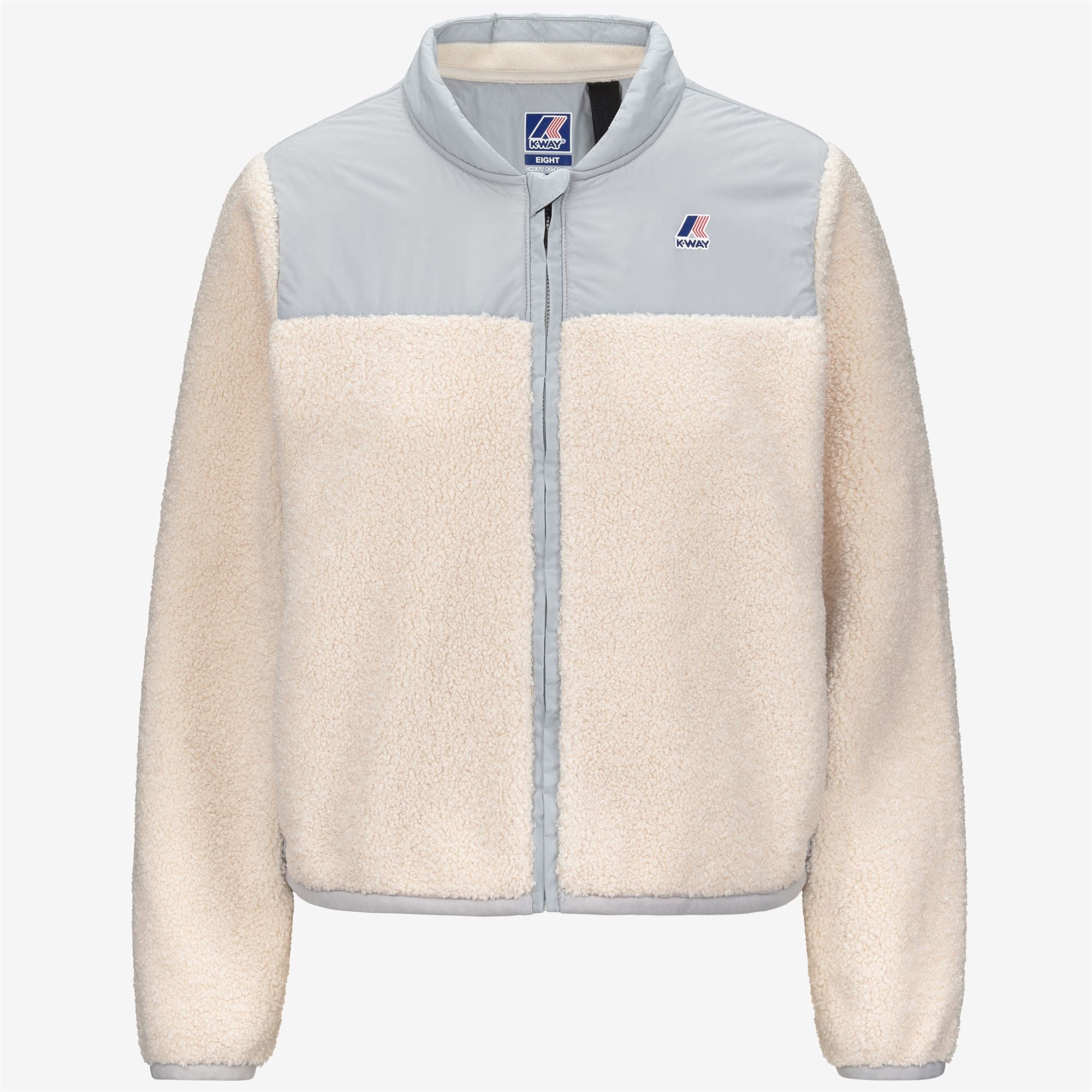 Fleece_WOMAN_BERNARDINE 4.0 ORSETTO_Jacket_Grey-Ecru - Grey - Commercial 1