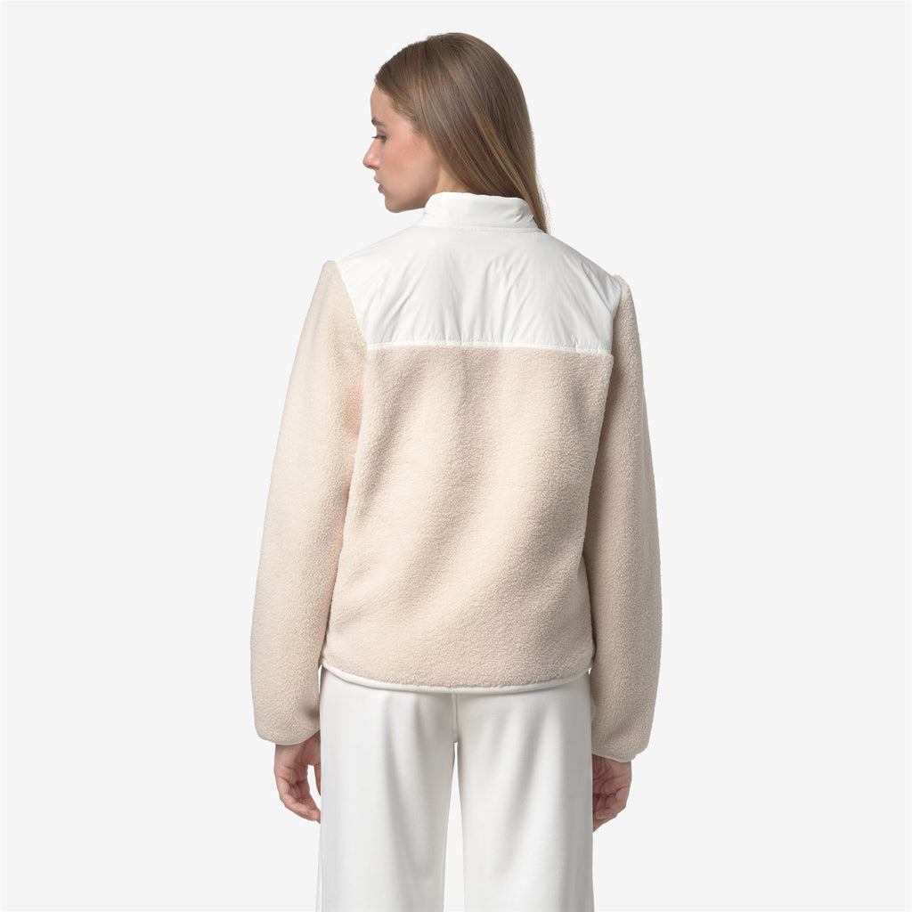 Fleece_WOMAN_BERNARDINE 4.0 ORSETTO_Jacket_White Gardenia-Ecru - White Gardenia - Commercial 6