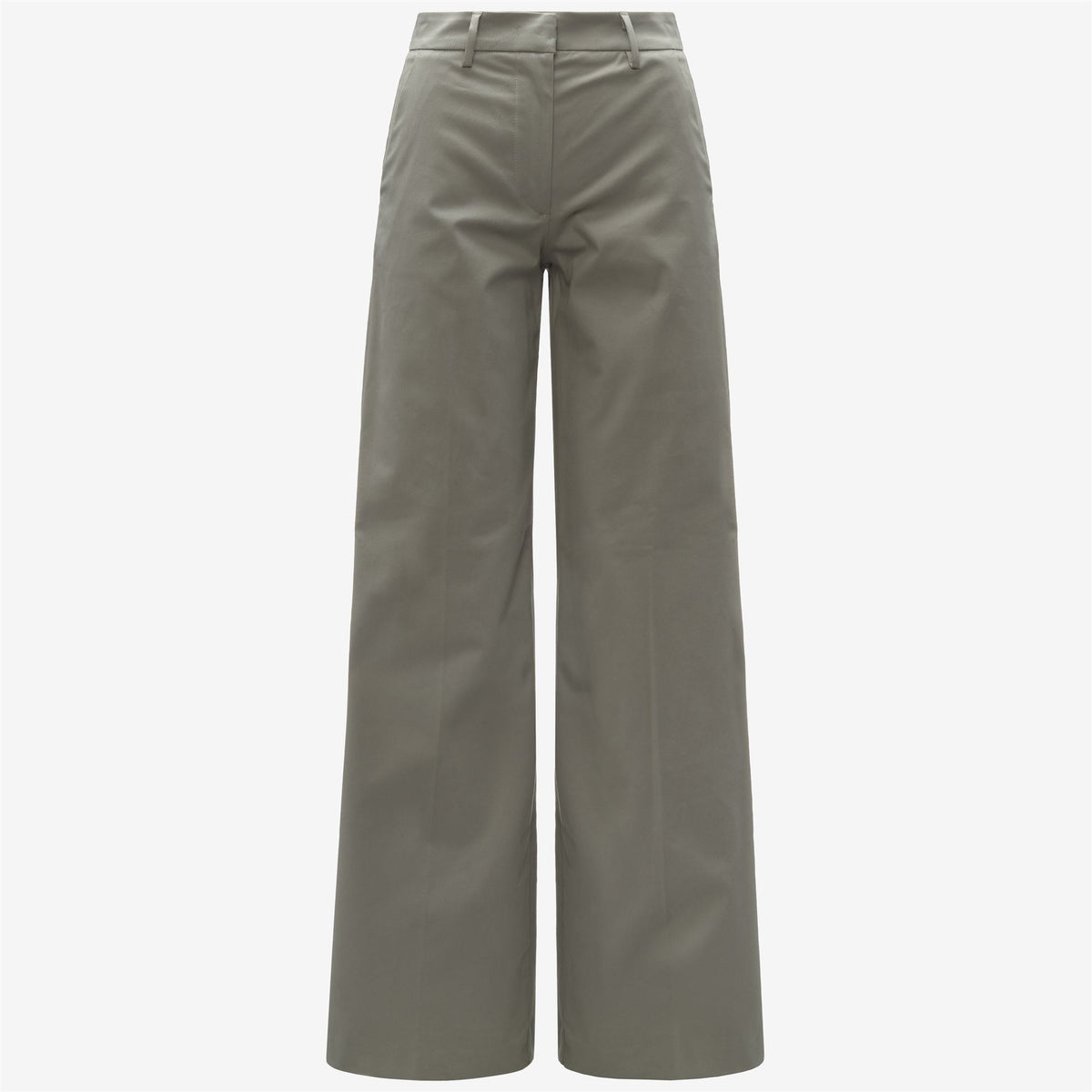 Pants_WOMAN_TYANNE TWILL TECH PEACH_Chino_Green Oak - Commercial 1