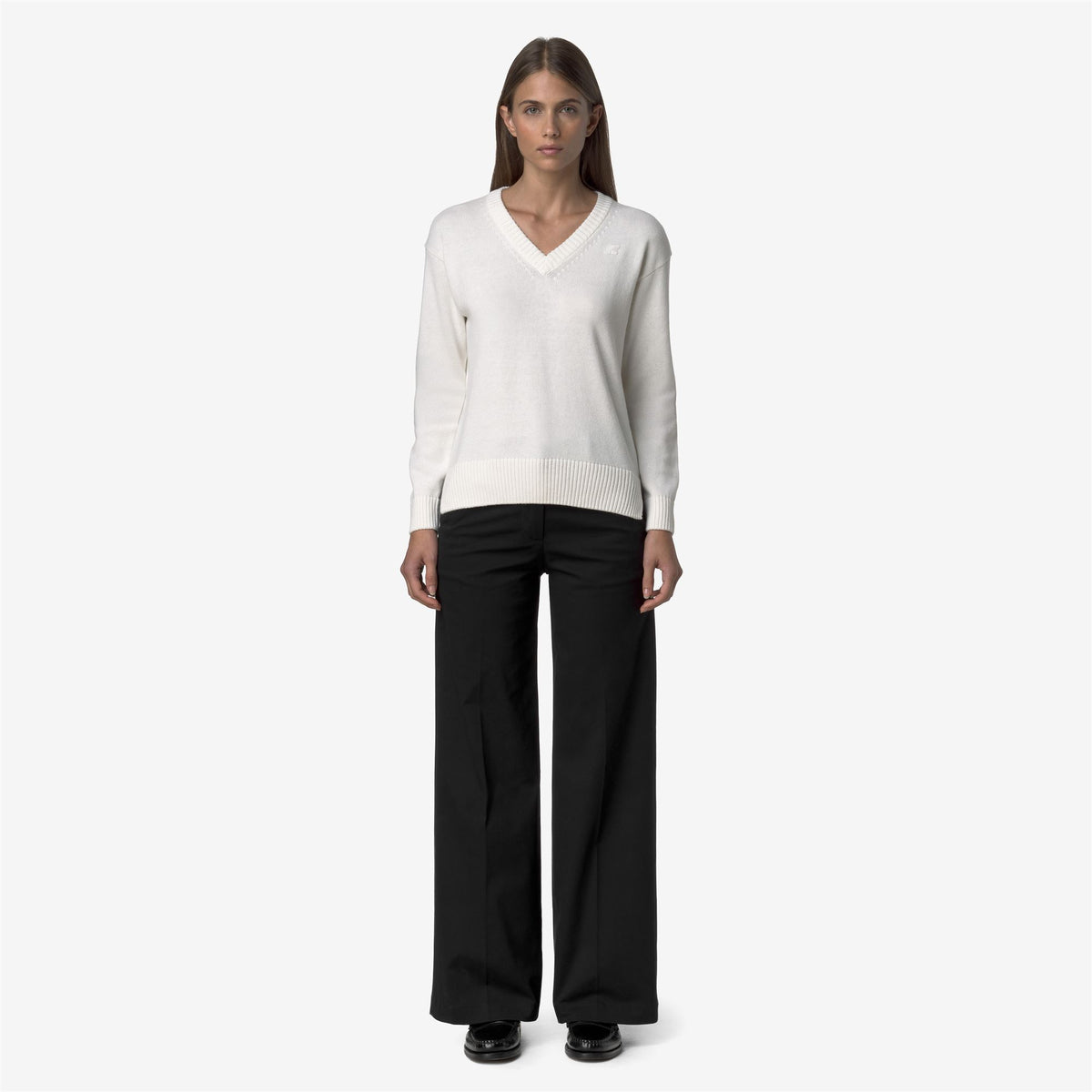 Pants_WOMAN_TYANNE TWILL TECH PEACH_Chino_Black Pure - Black Pure - Commercial 4
