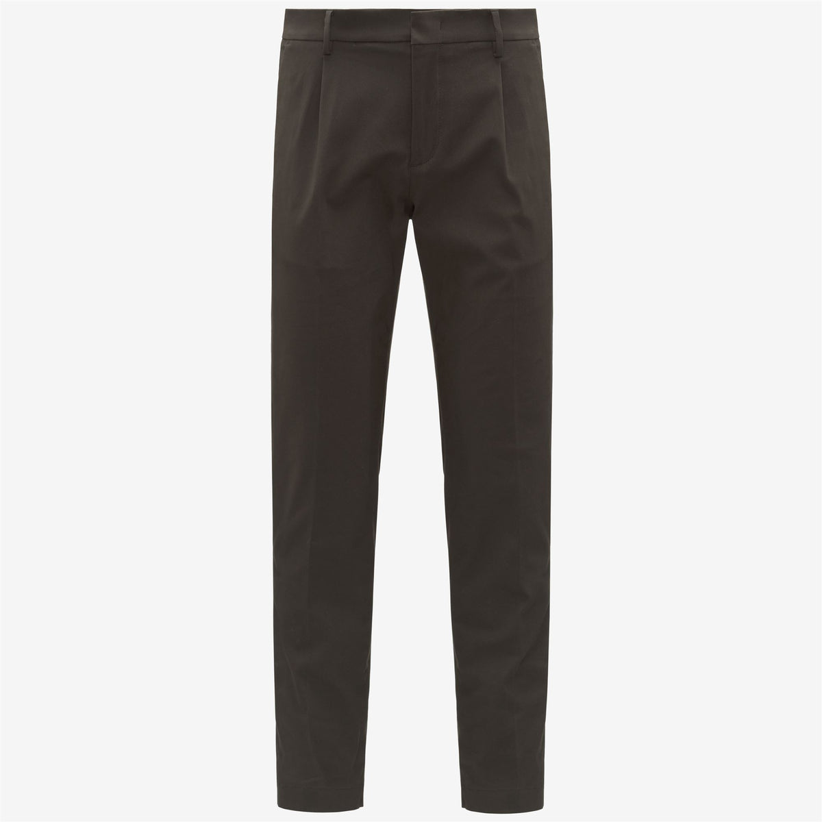 Pants_MAN_AILTON TWILL TECH PEACH_Chino_Black Olive - Commercial 1