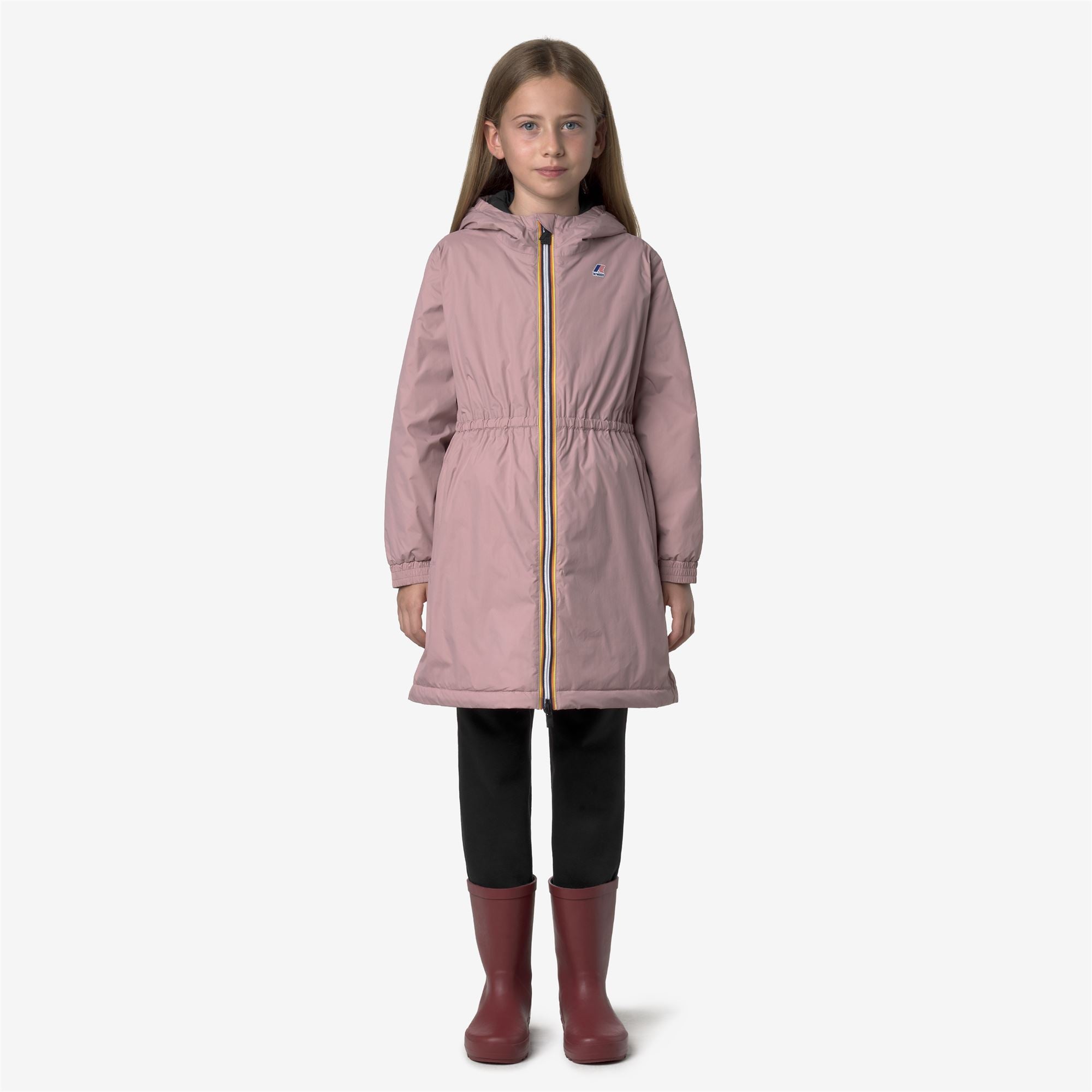 Jackets_GIRL_P. LE VRAI 4.0 DELIA WARM_3/4 Length_Rose Pinkish - Commercial 3