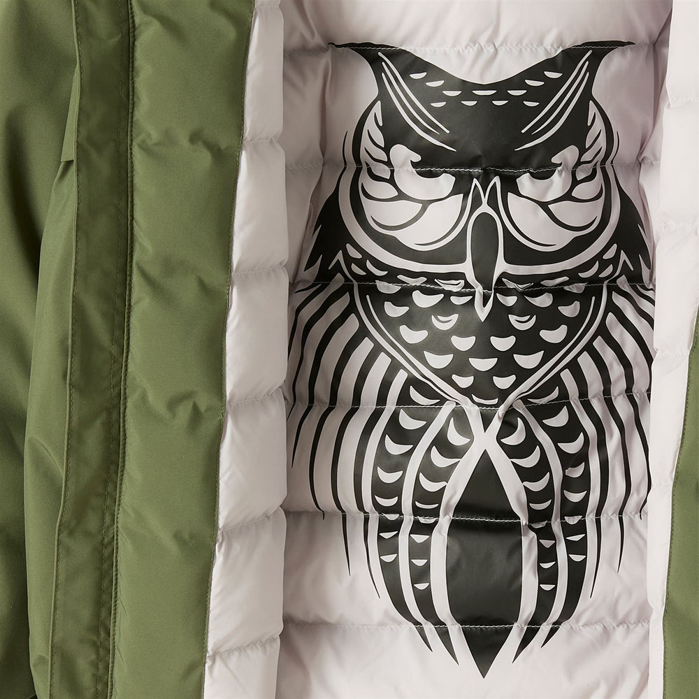 Green Boy's Water-Repellent Short Jacket with Eco Padding 02