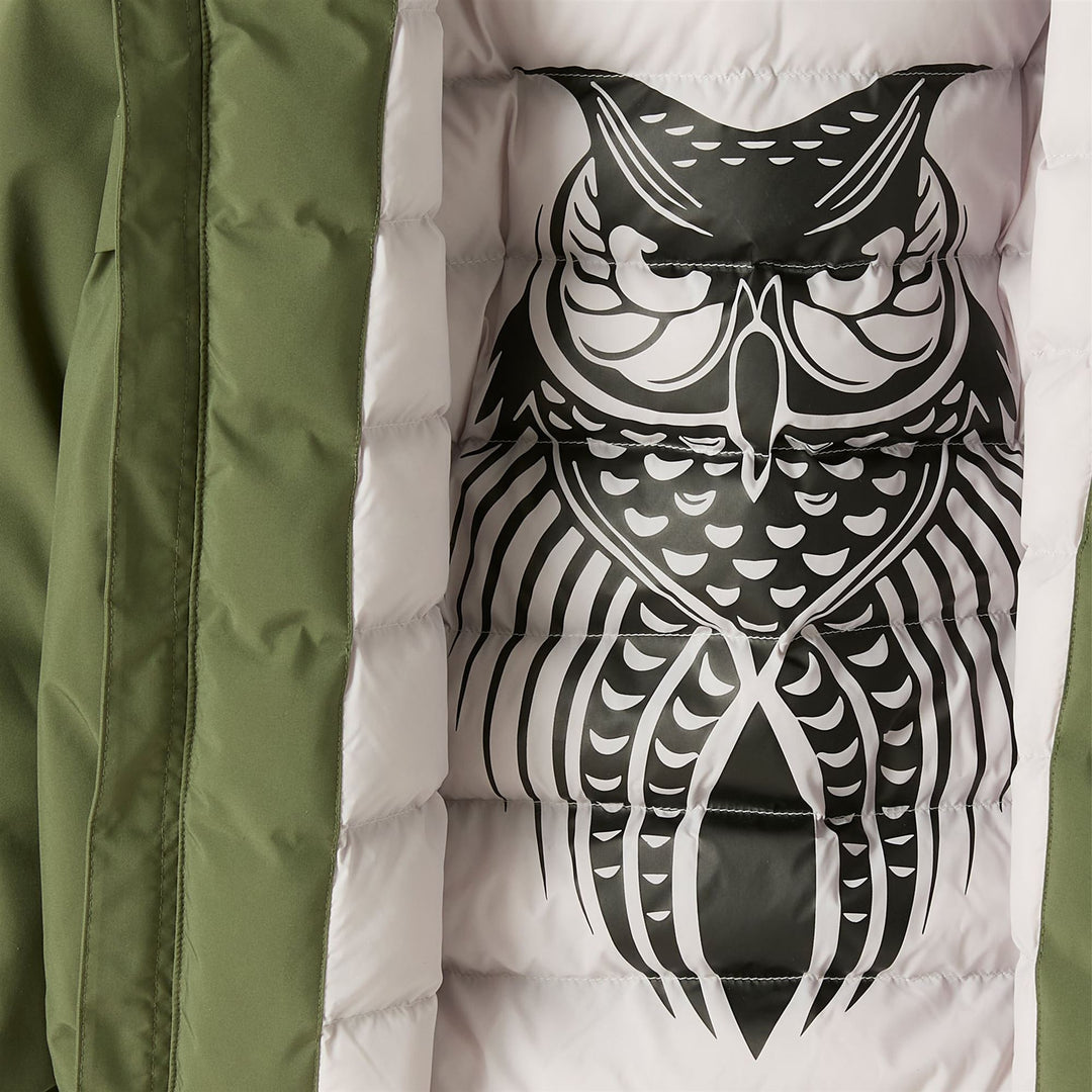 Green Boy's Water-Repellent Short Jacket with Eco Padding main