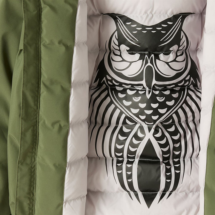 Green Boy's Water-Repellent Short Jacket with Eco Padding 2