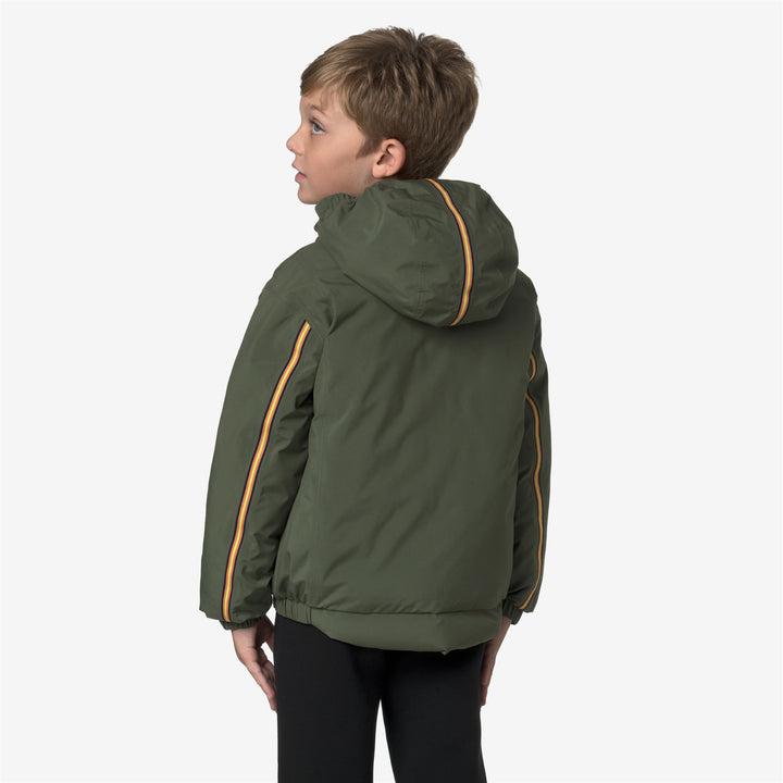Green Boy's Water-Repellent Short Jacket with Eco Padding 6