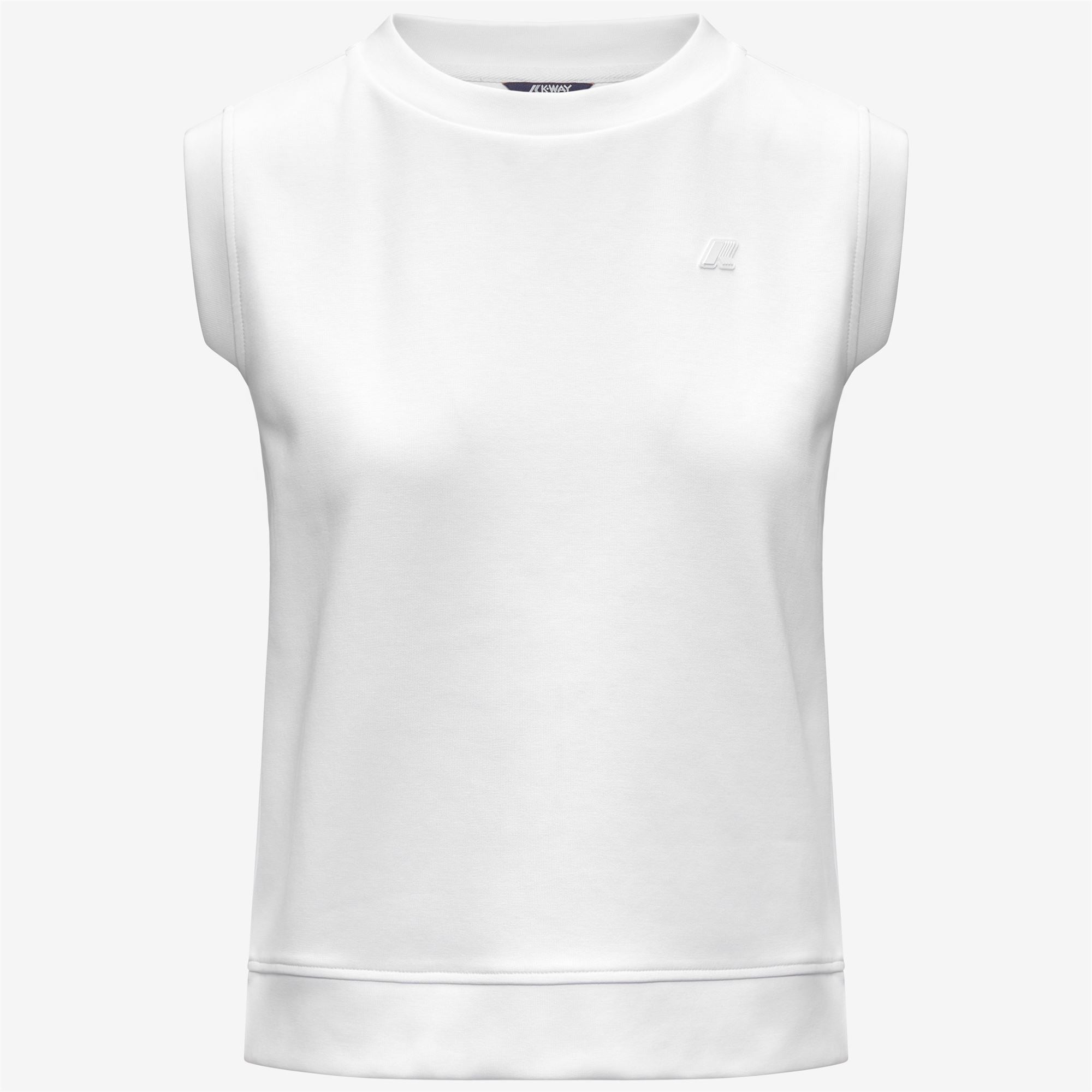 T-Shirts & Top_Woman_LONJELLE INTERLOCK_T-Shirt_White - White - Commercial 1