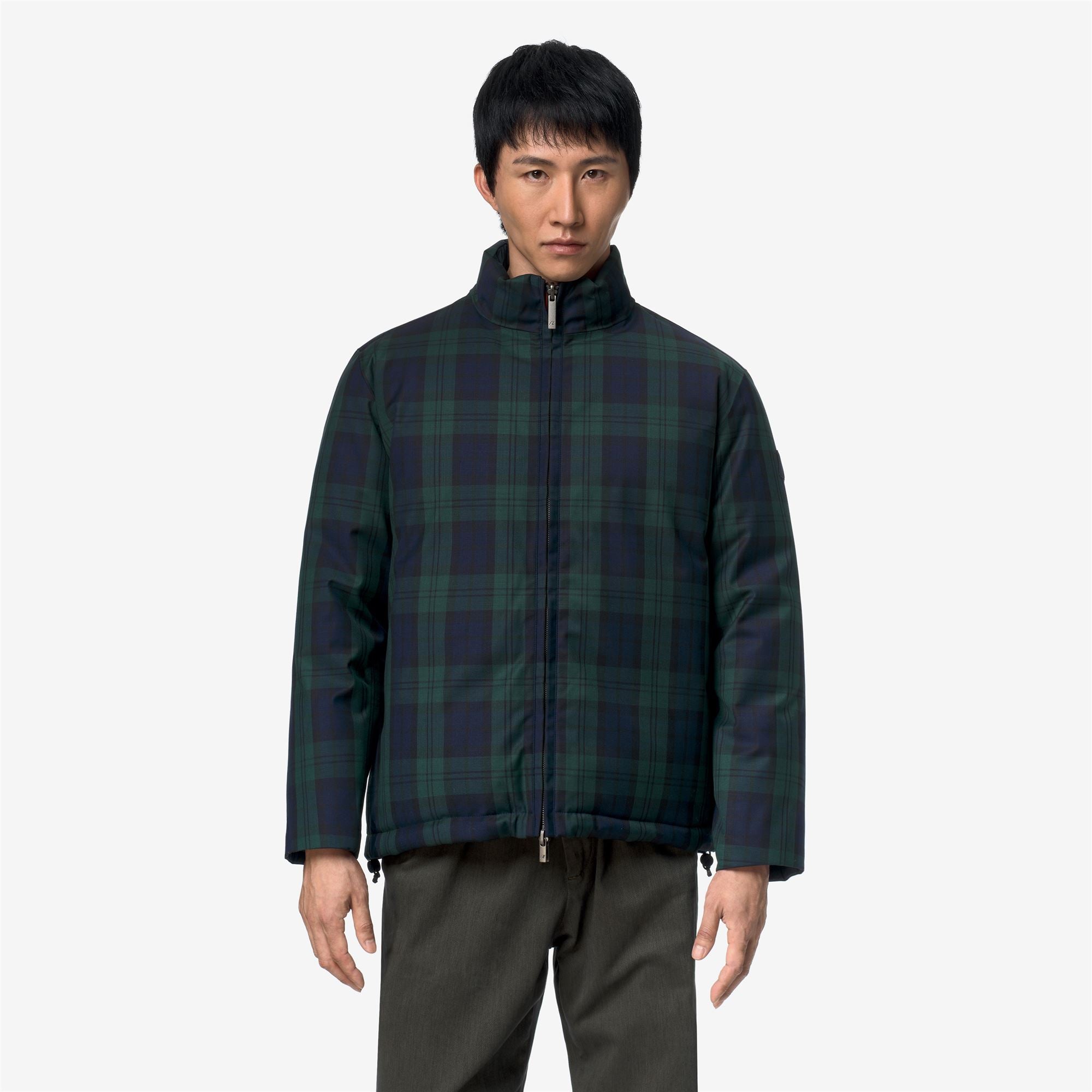 Jackets_Man_ARTUR TECH WOOL 3L DOUBLE_Short_TARTAN BLUE - Commercial 4