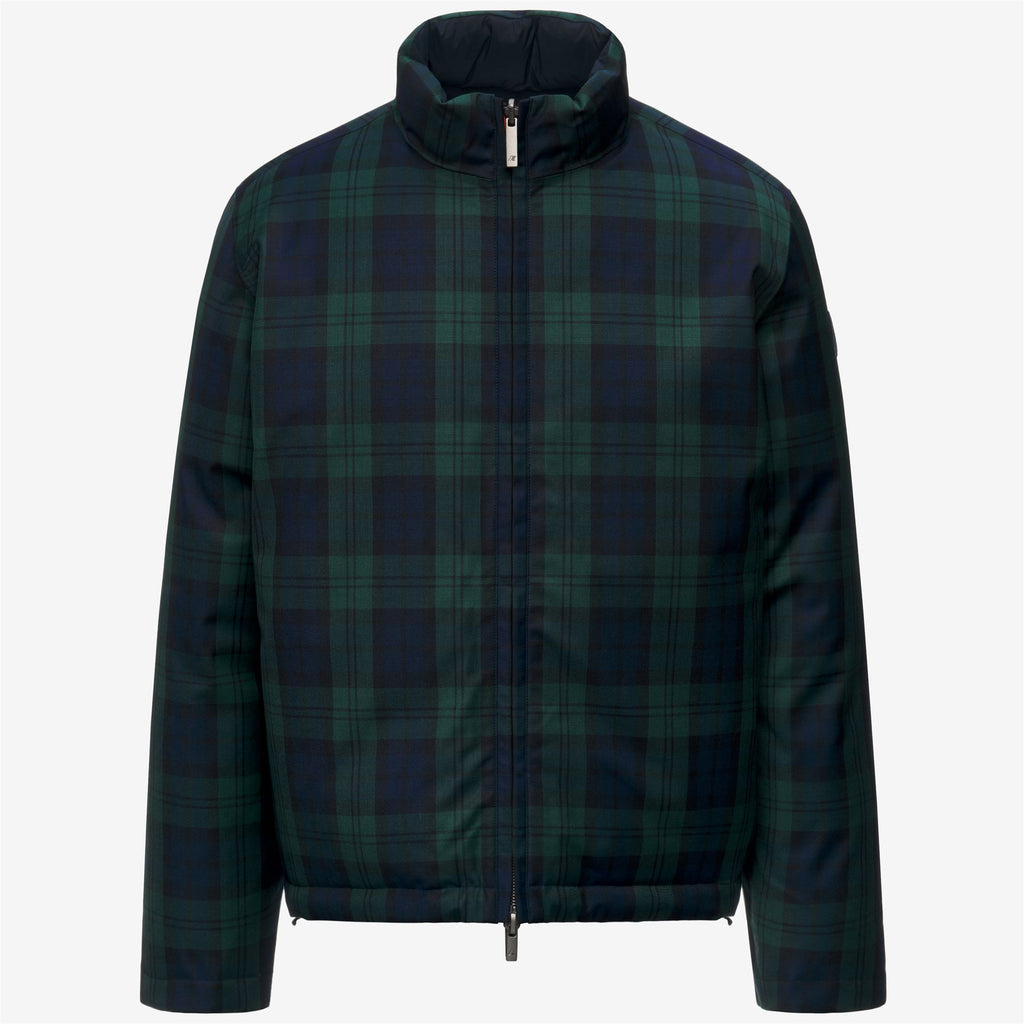 Jackets_Man_ARTUR TECH WOOL 3L DOUBLE_Short_TARTAN BLUE - Commercial 1