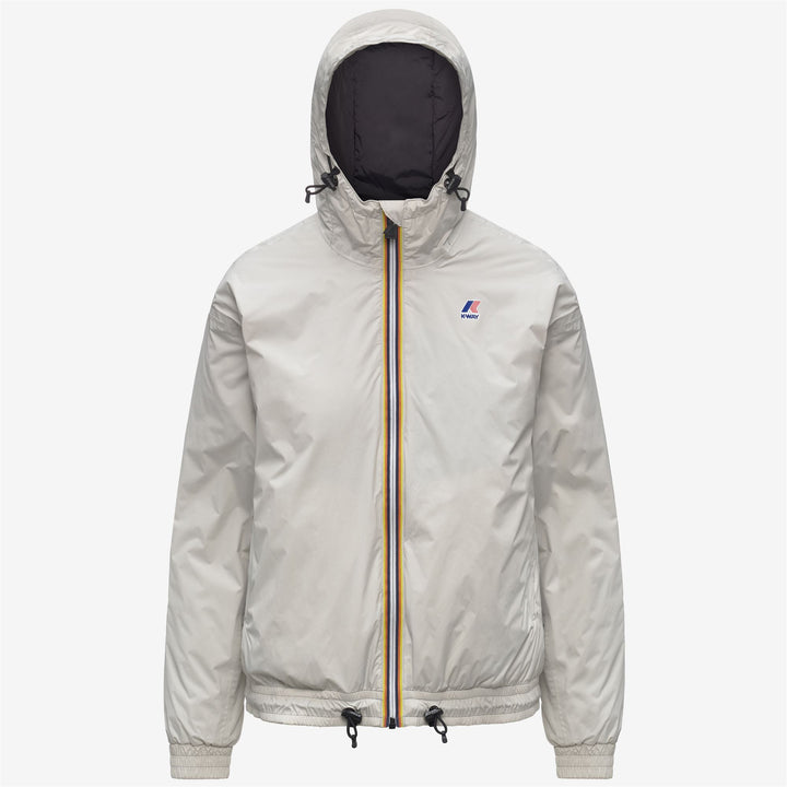 Chaqueta corta impermeable beige para mujer con aislamiento PrimaLoft 1