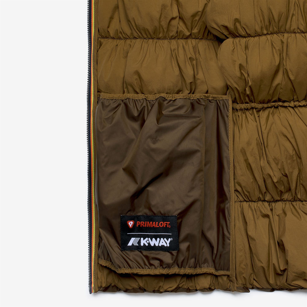 Jackets_Woman_FRAYN MAXI RUFFLES_Short_BROWN - Commercial 2