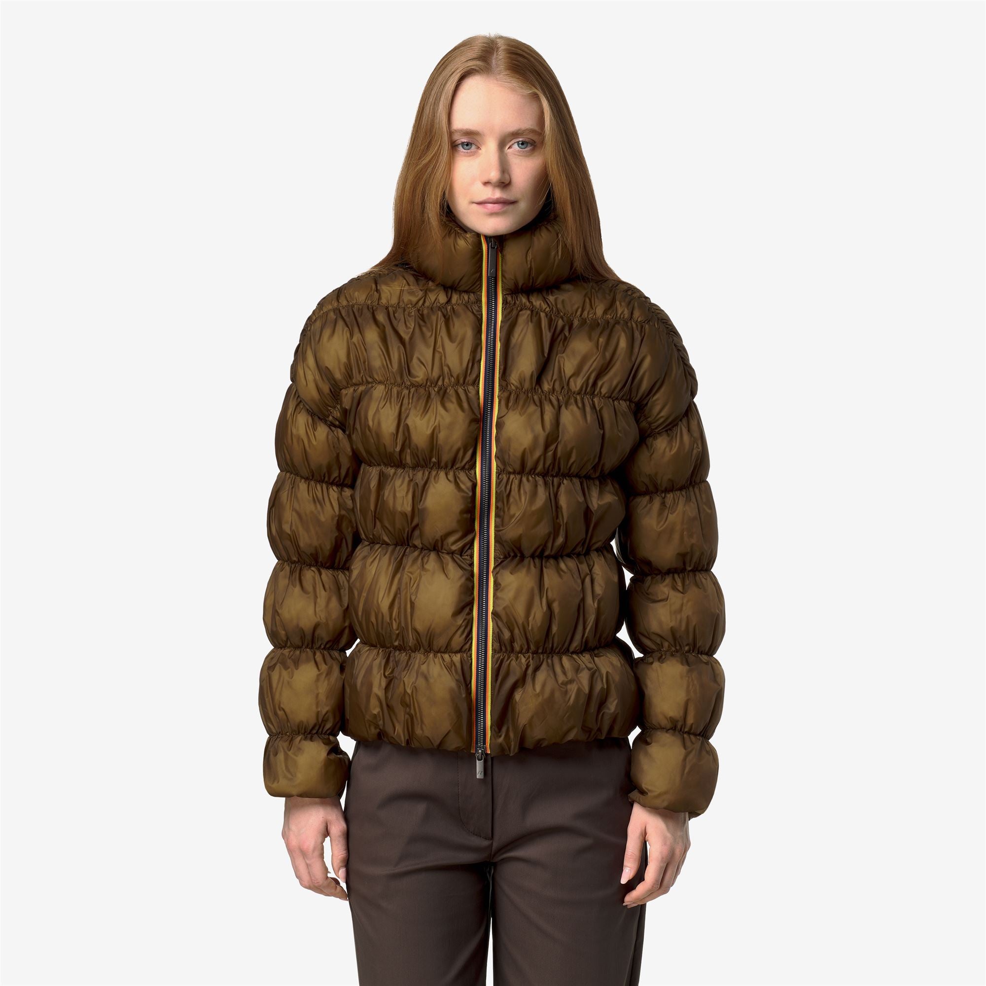 Frayn Maxi Ruffles Jacket | K-Way – K-Way.com