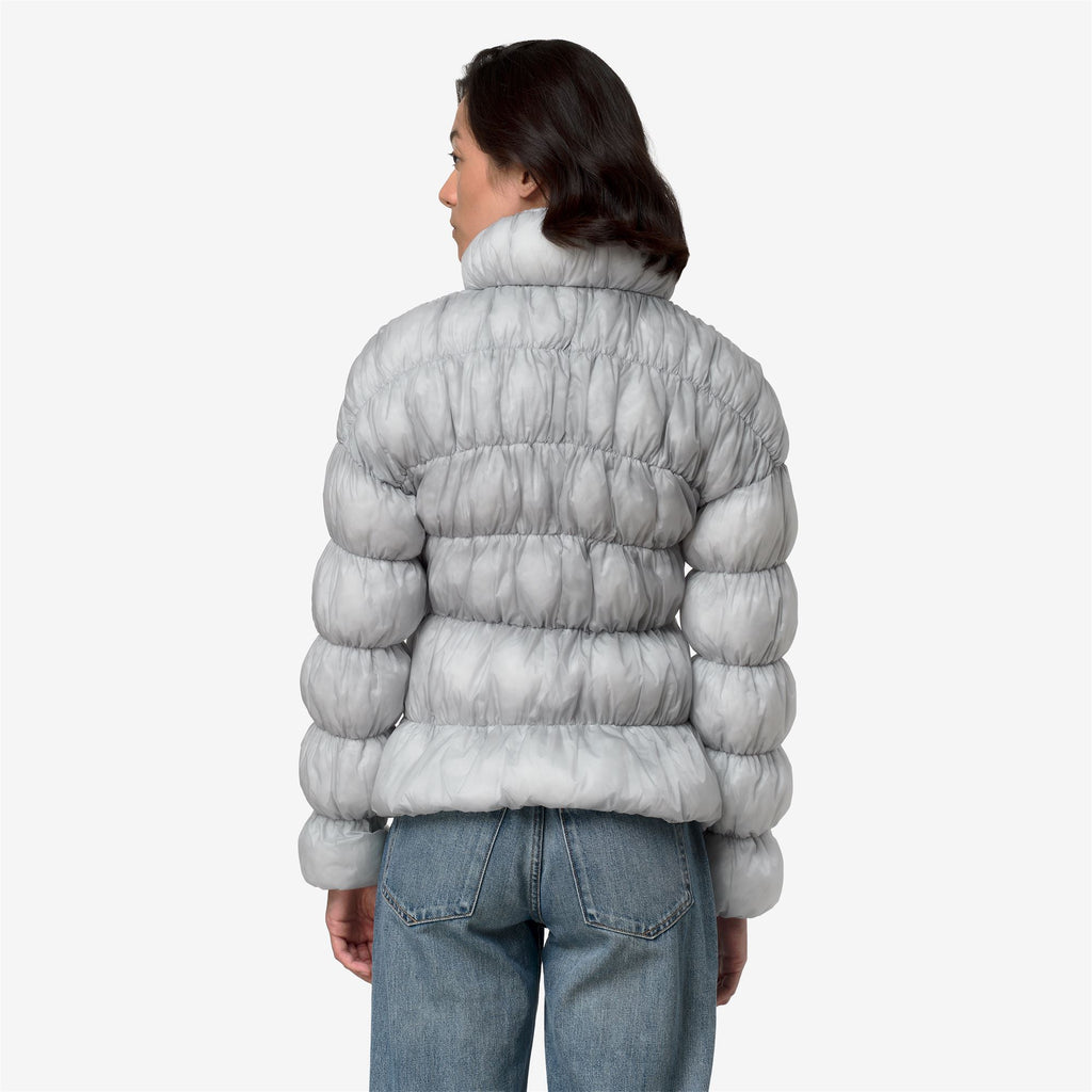 Jackets_Woman_FRAYN MAXI RUFFLES_Short_Grey Ash - Commercial 6