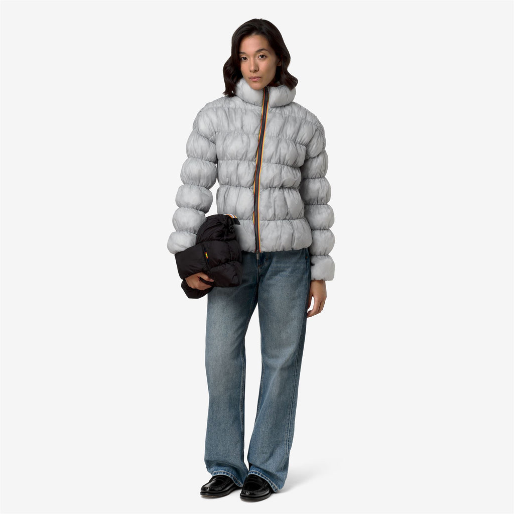 Jackets_Woman_FRAYN MAXI RUFFLES_Short_Grey Ash - Commercial 7